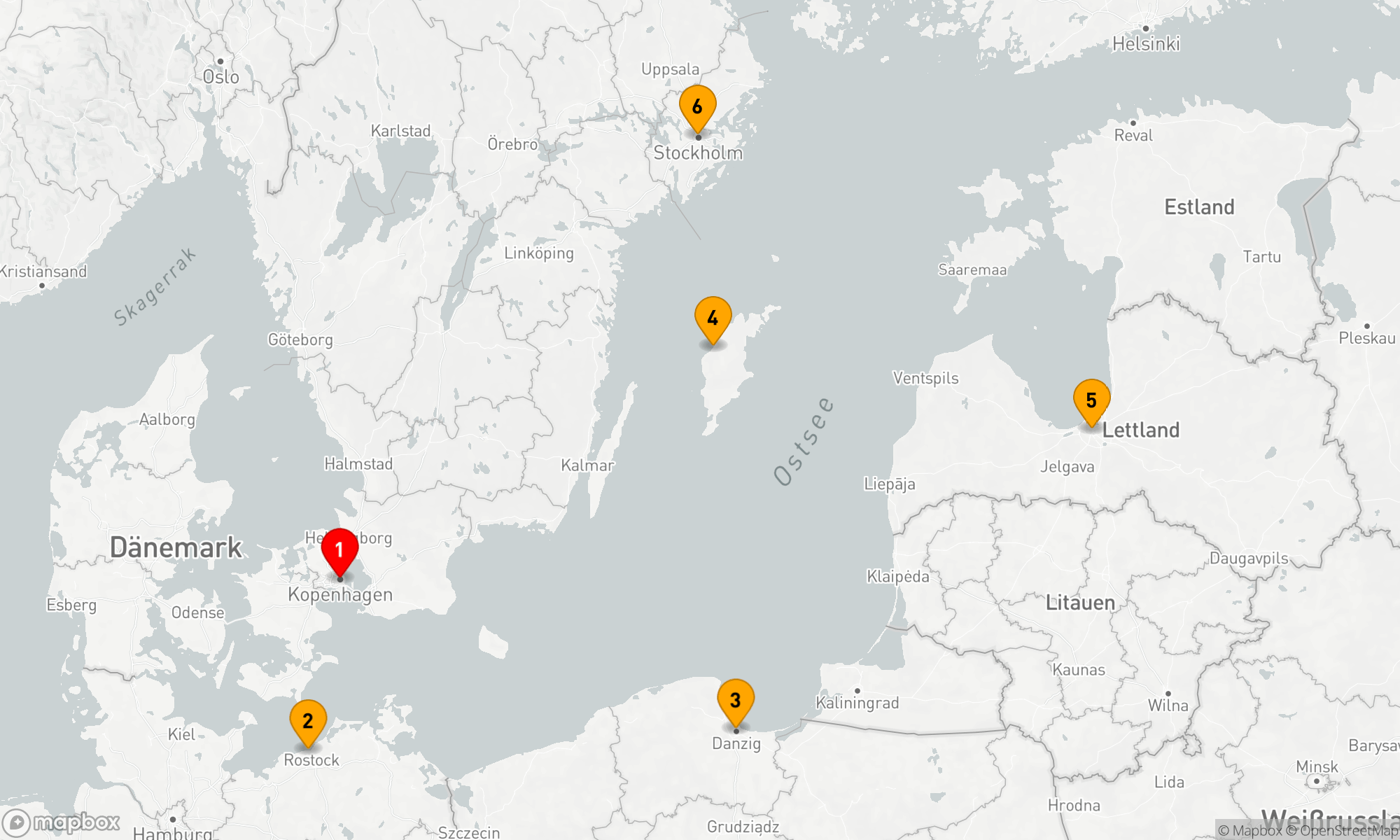 Route 7 Nächte - Schätze des Baltikums: Eine Reise voller Entdeckungen