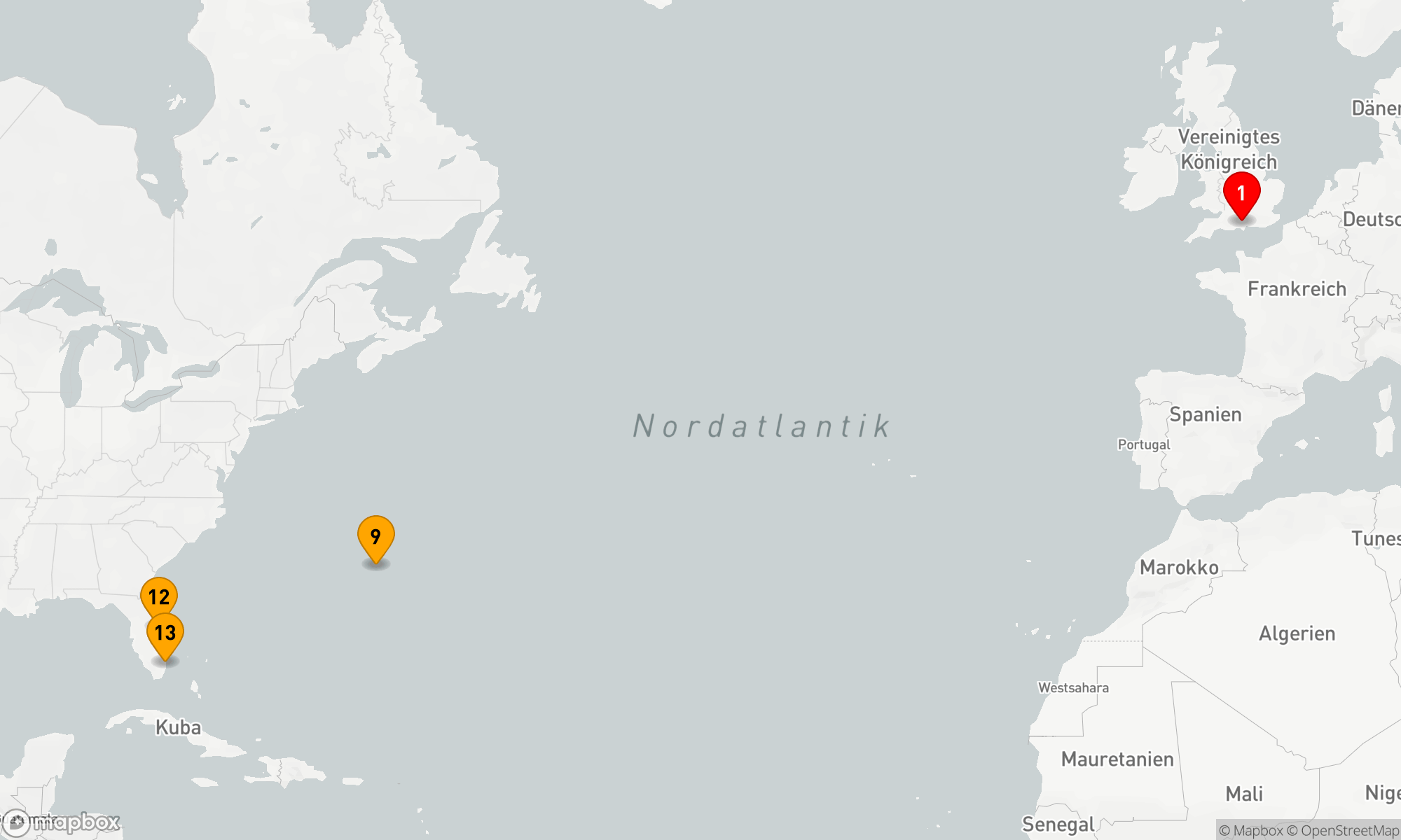Route 12 Nächte - Transatlantik nach Fort Lauderdale (H703)