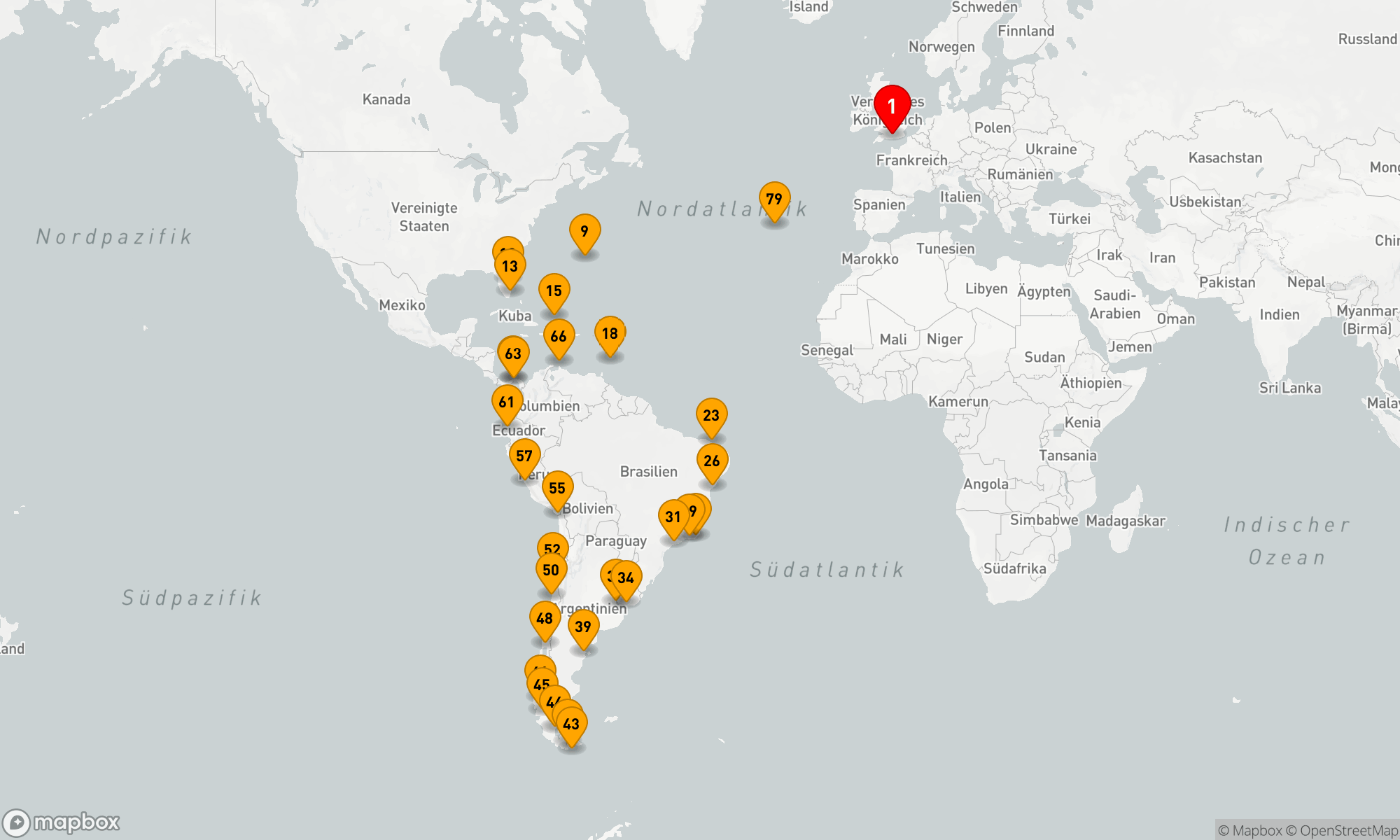 Route 82 Nächte - Südamerikareise (H703B)