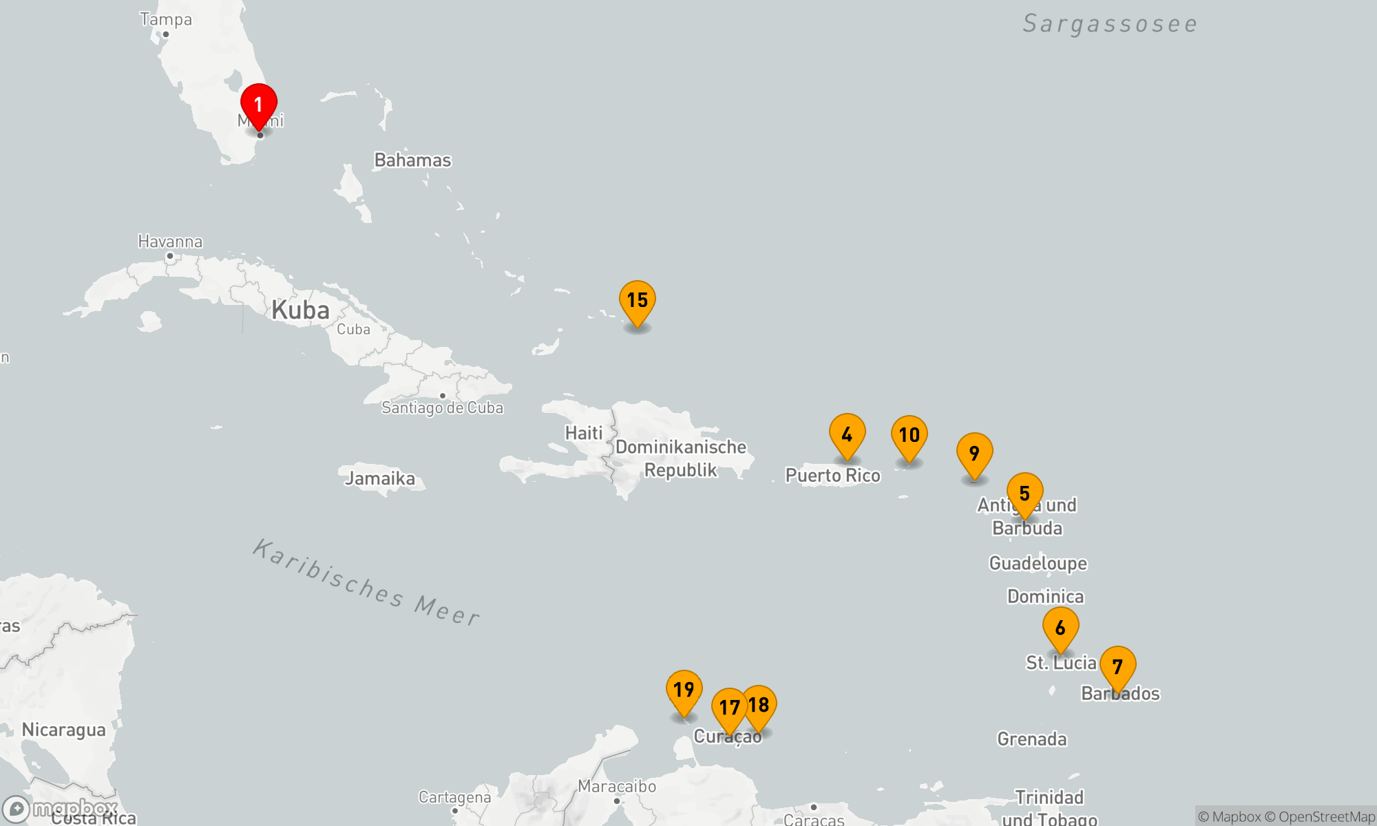Route 21 Nächte - Karibik (Q628A)