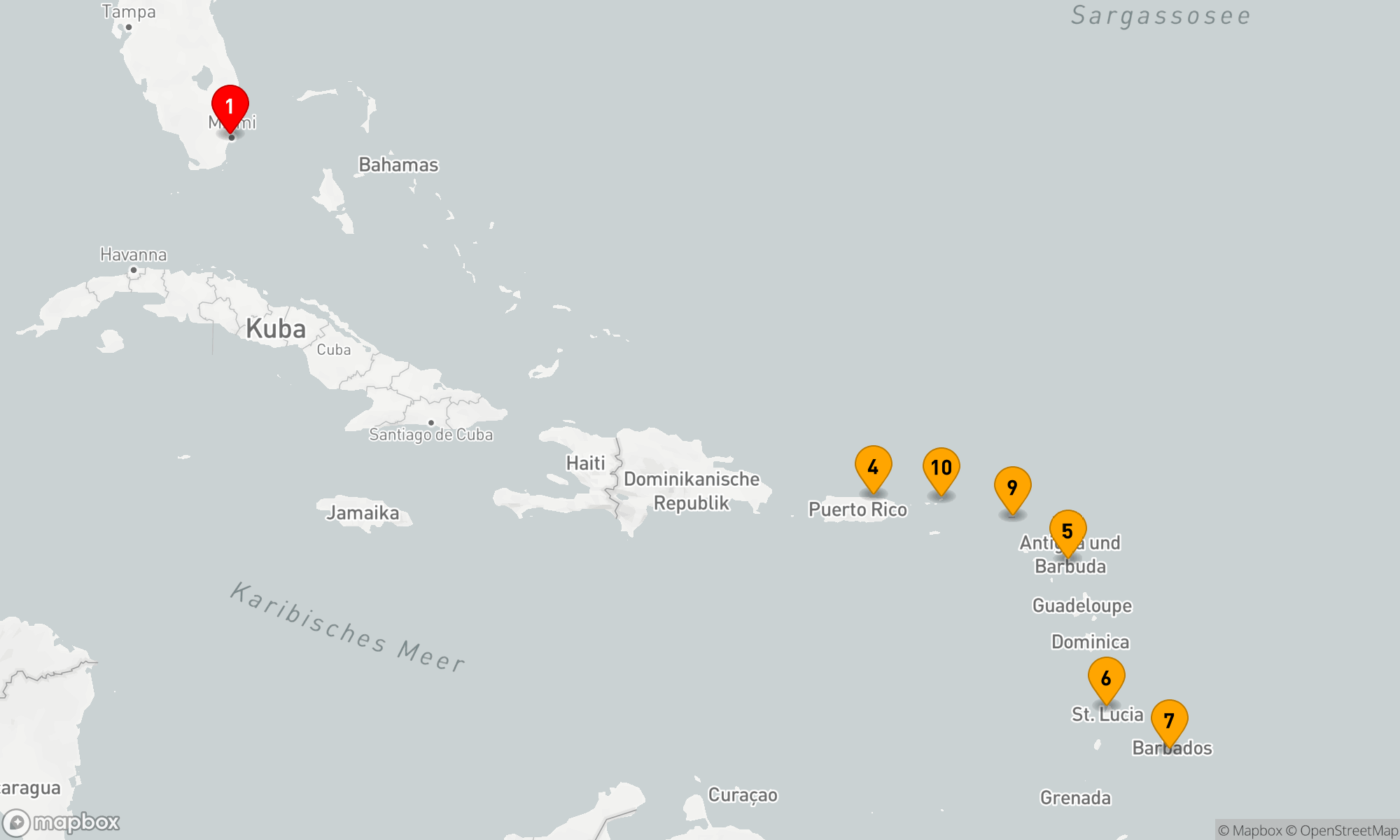 Route 12 Nächte - Östliche Karibik (Q632)
