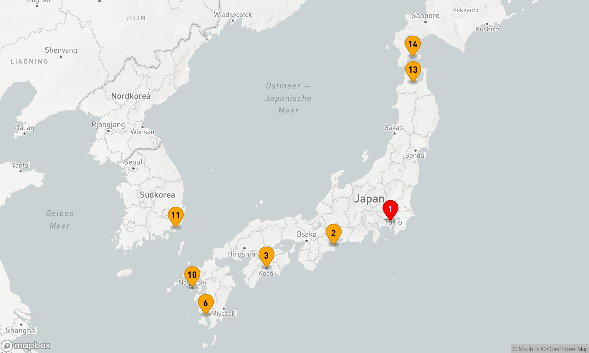 Route 15 Nächte - Großes Japan mit Nebuta & Sommerfesten