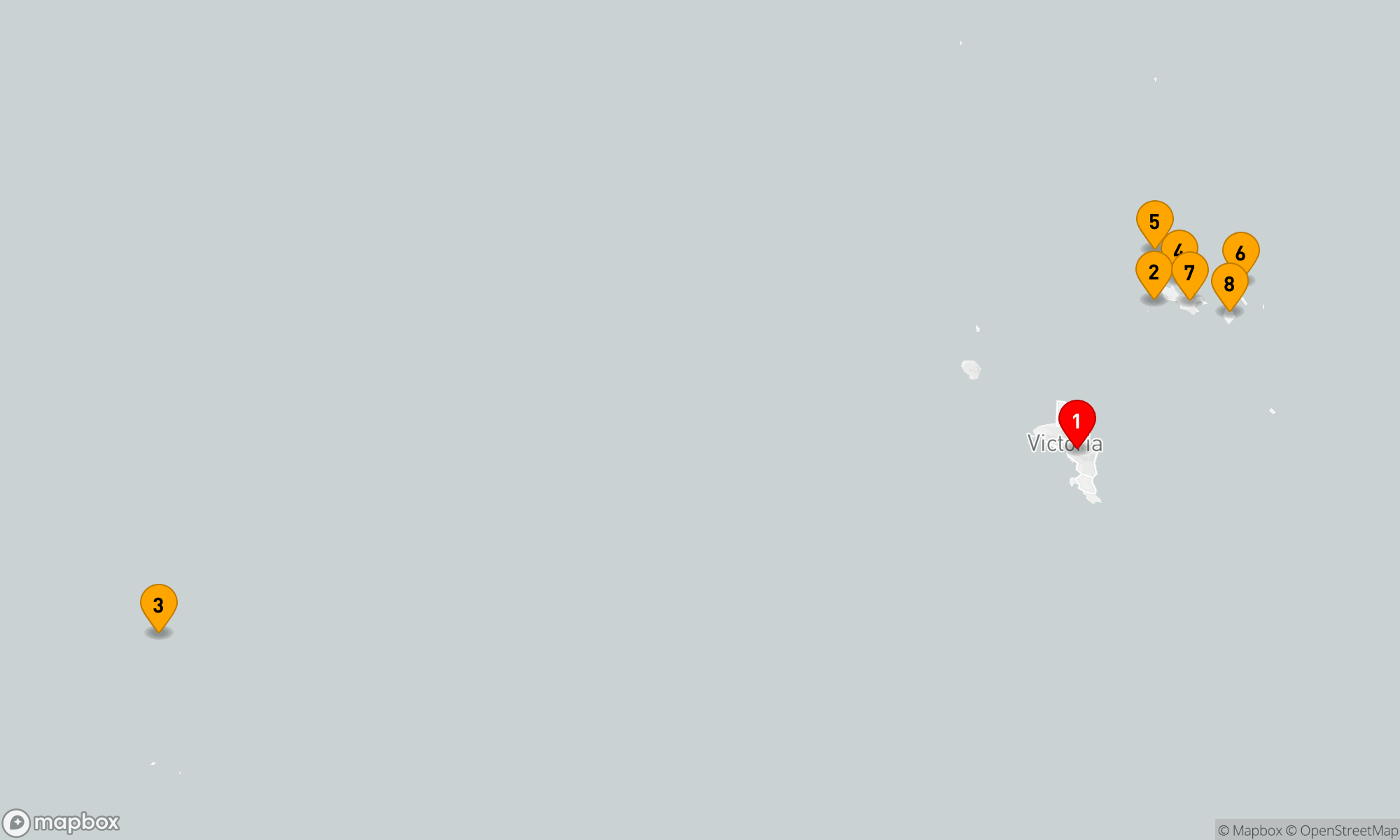 Route 8 Nächte - Highlights der Seychellen