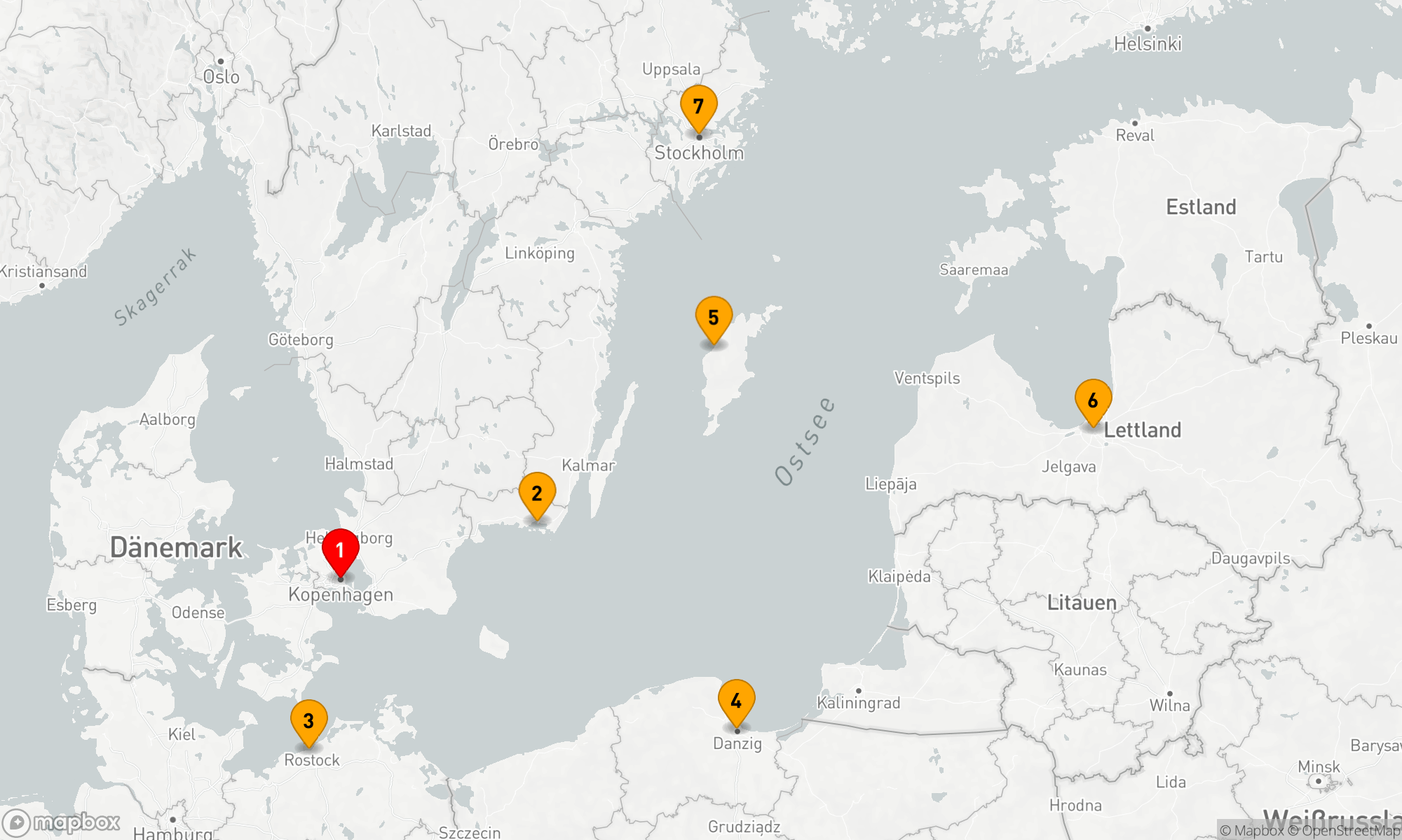 Route 8 Nächte - Nordische Entdeckungsreise ab Kopenhagen