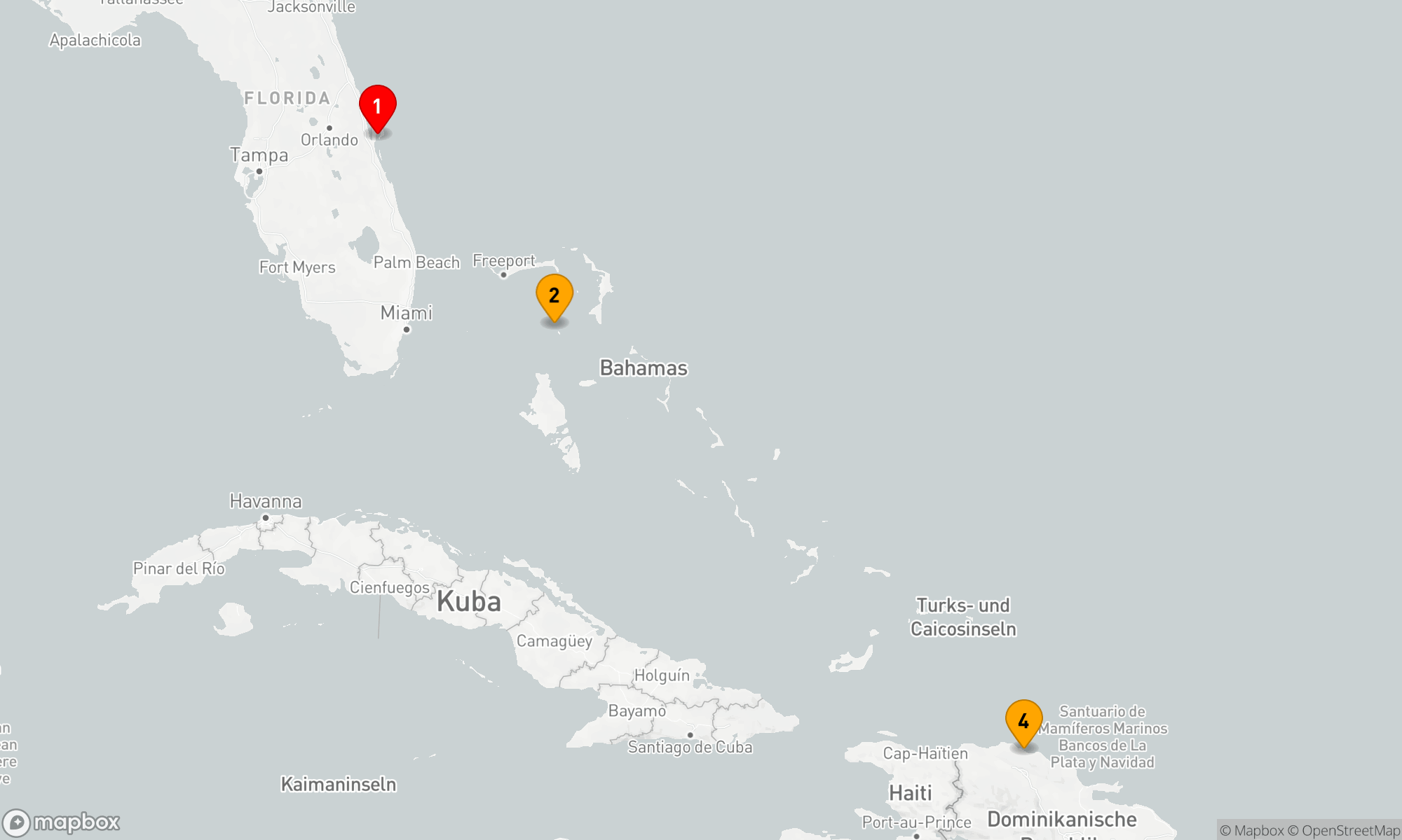 Route 5 Nächte - Karibische Inselträume