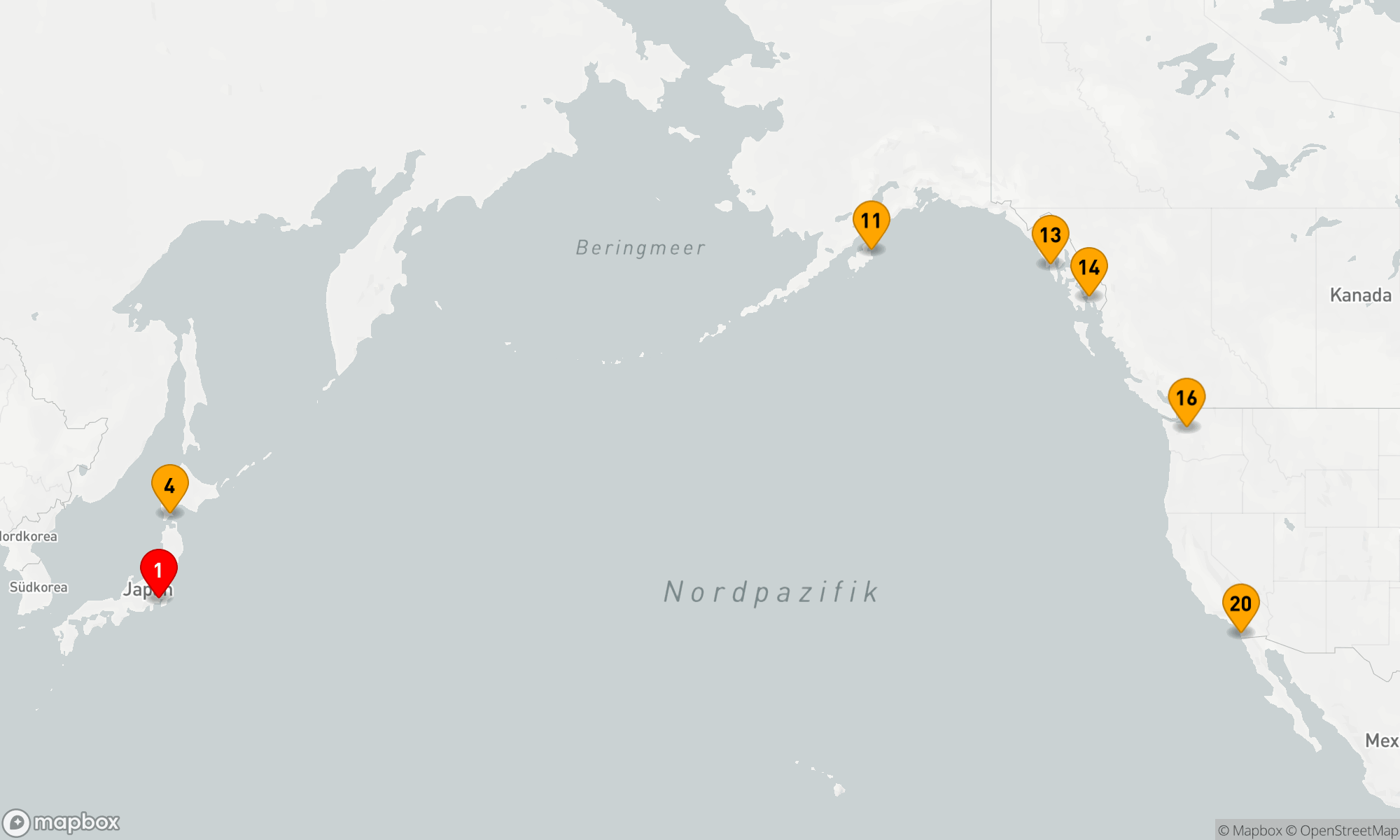 Route 19 Nächte - GROSSE WELTREISE