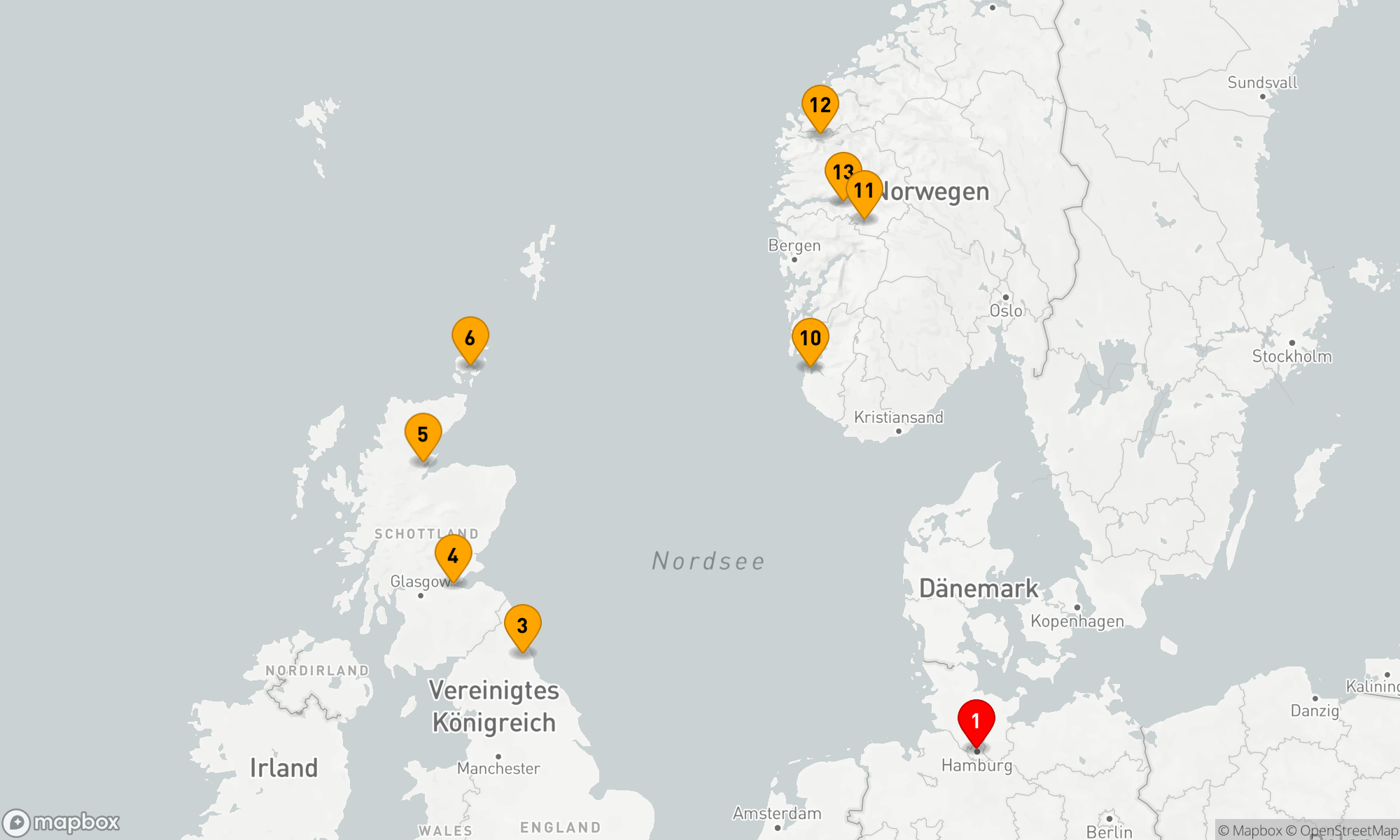 Route 14 Nächte - Zauberhafte Nordlichter und Fjorde-Entdeckungsreise
