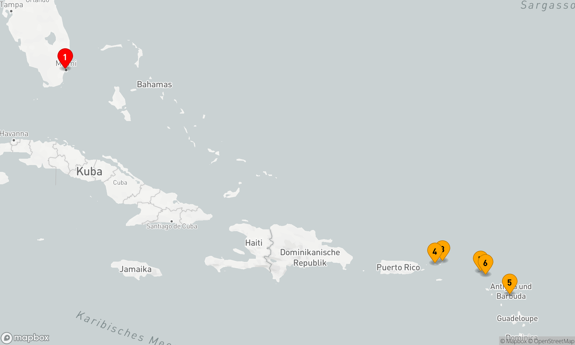 Route 10 Nächte - CARIBBEAN ELEGANCE