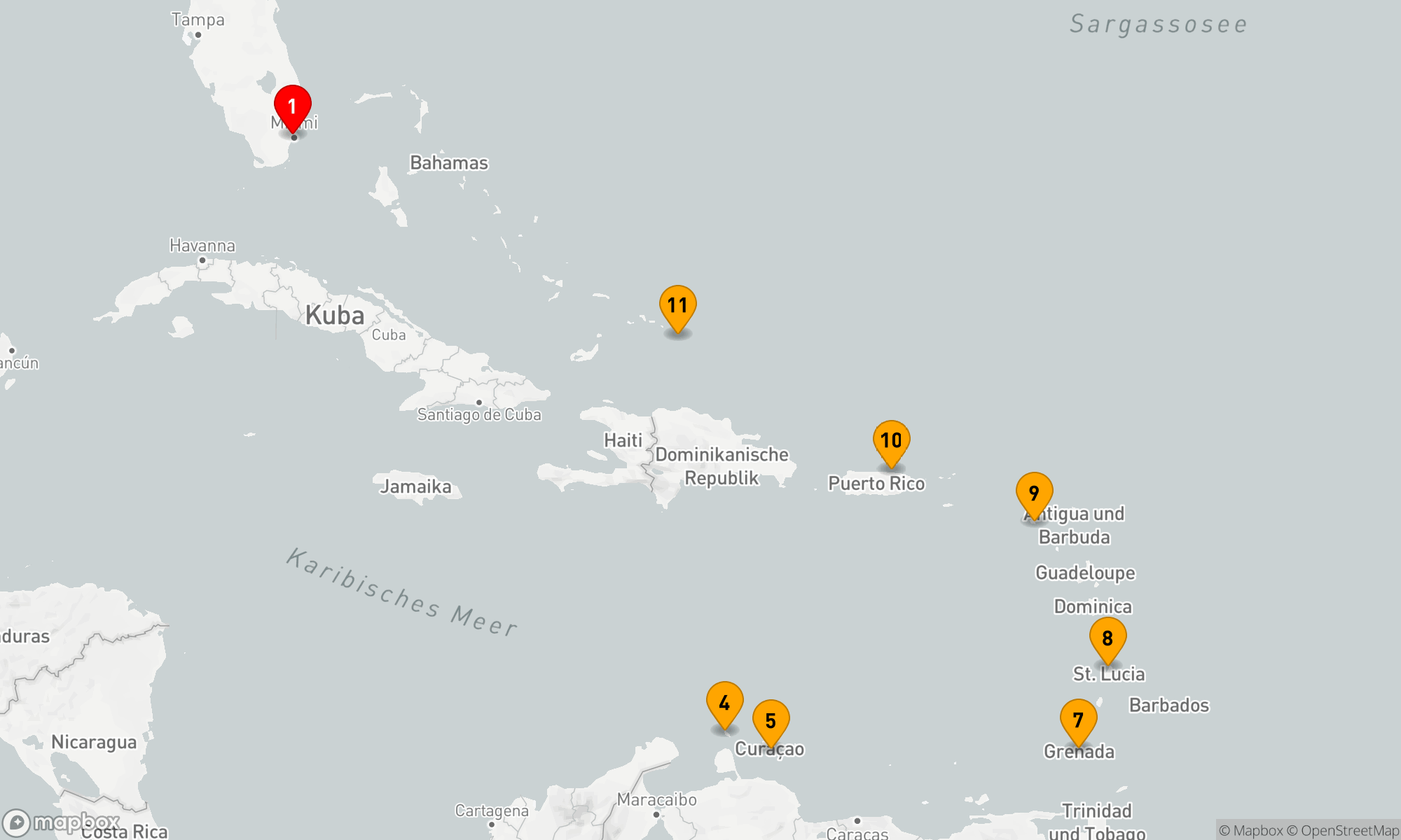 Route 12 Nächte - TROPICAL ISLAND RHYTHMS