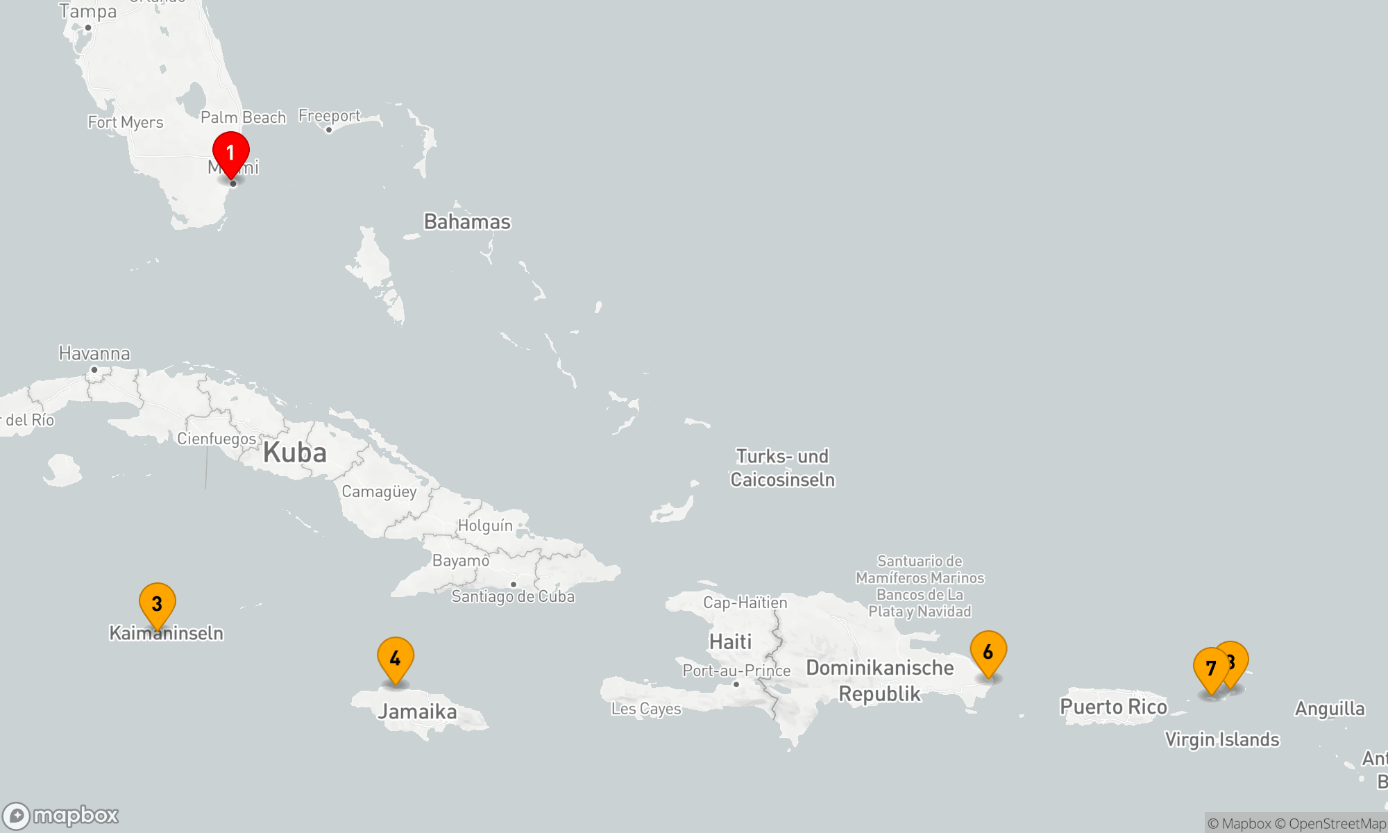 Route 10 Nächte - CARIBBEAN MELODIES