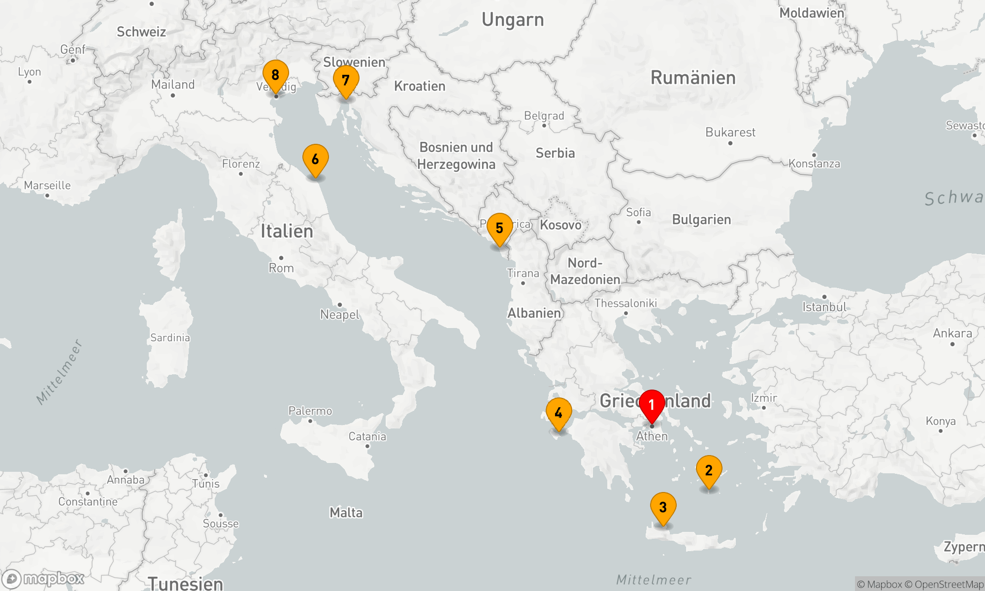 Route 7 Nächte - ROUTE OF THE DOGES