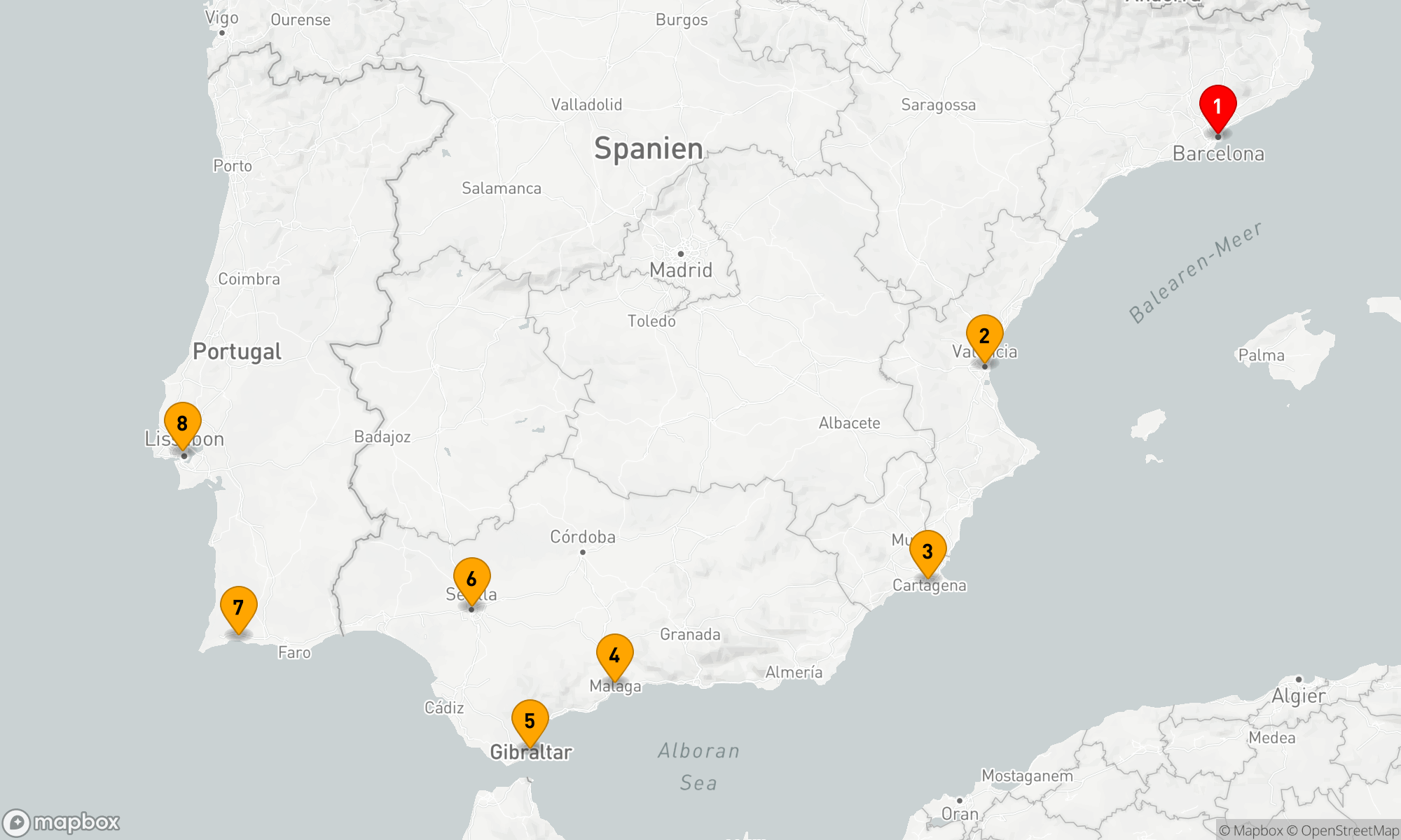 Route 7 Nächte - STARS OF SPAIN & PORTUGAL
