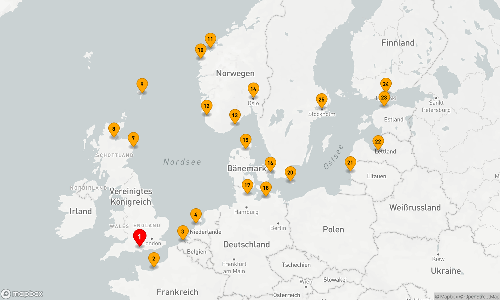 Route 24 Nächte - MAJESTIC NORTHERN SEAS