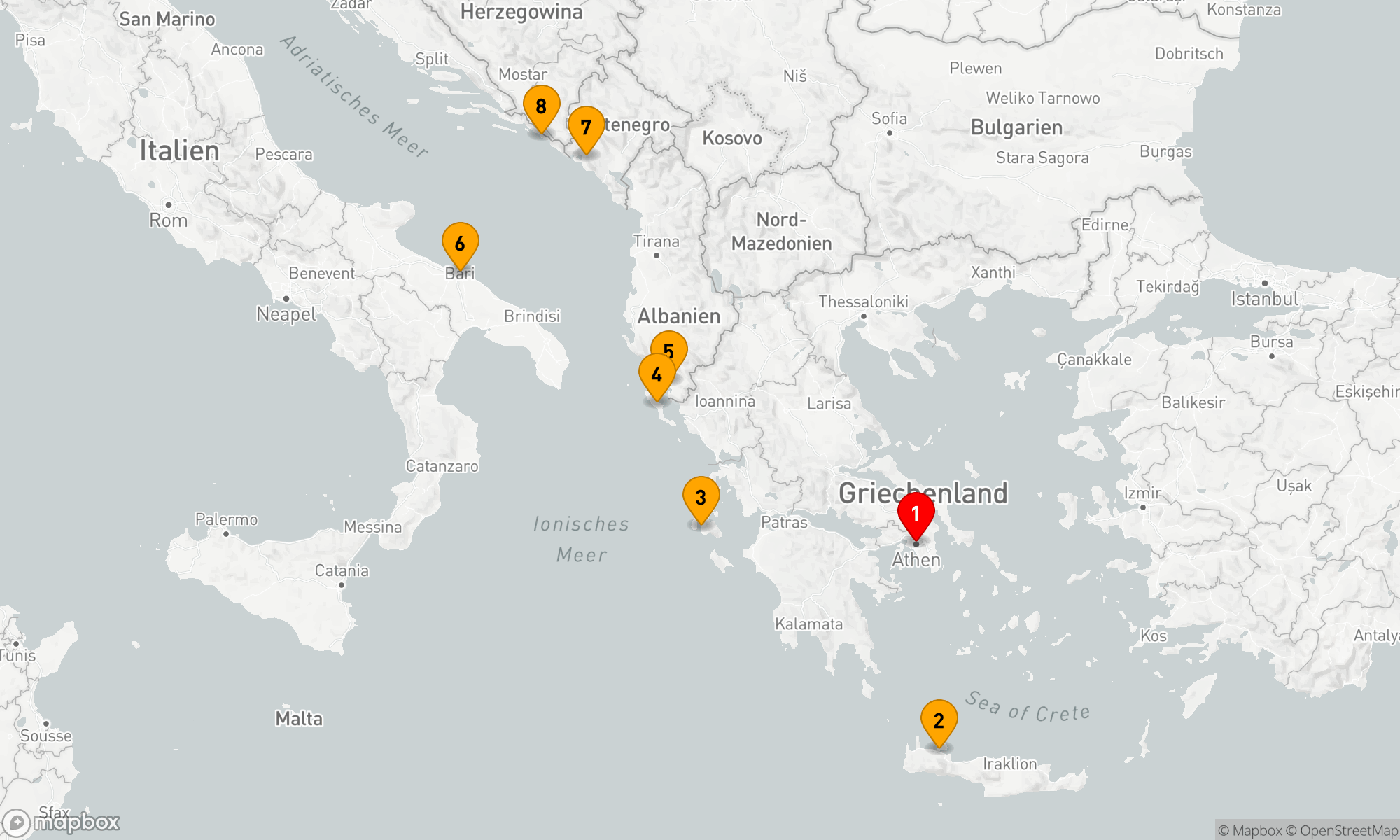 Route 7 Nächte - ADRIATIC AWAKENING