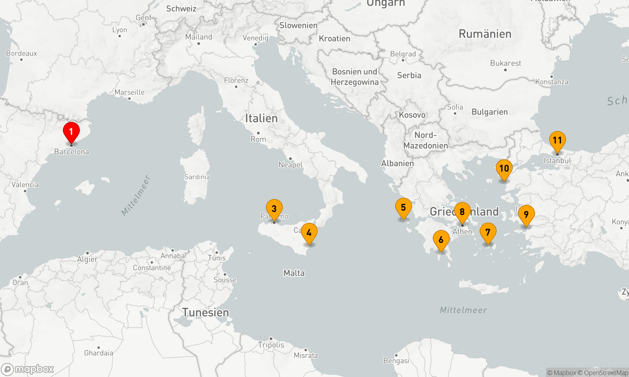 Route 10 Nächte - VISIONS OF BYZANTIUM