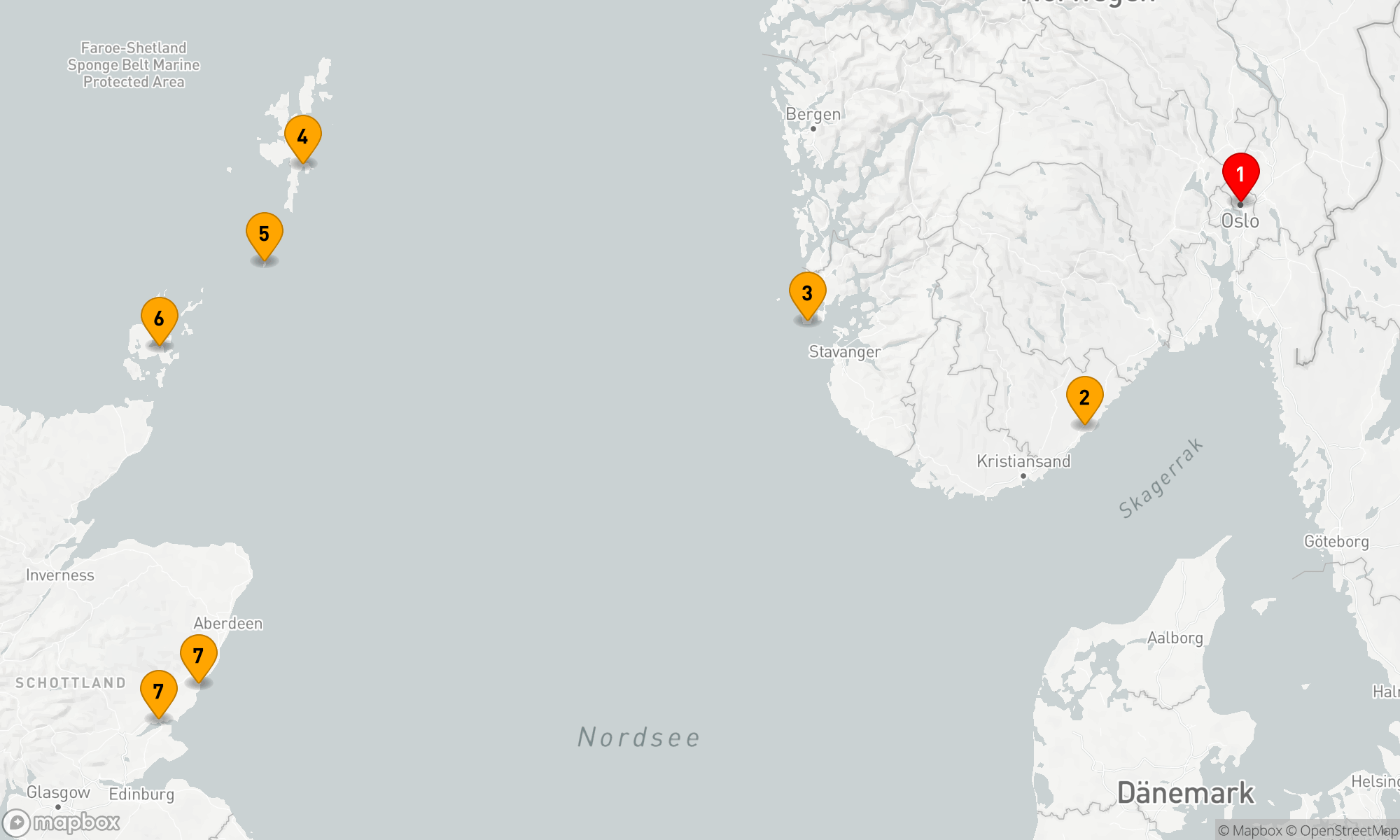 Route 8 Nächte - Nordische Küstenzauber