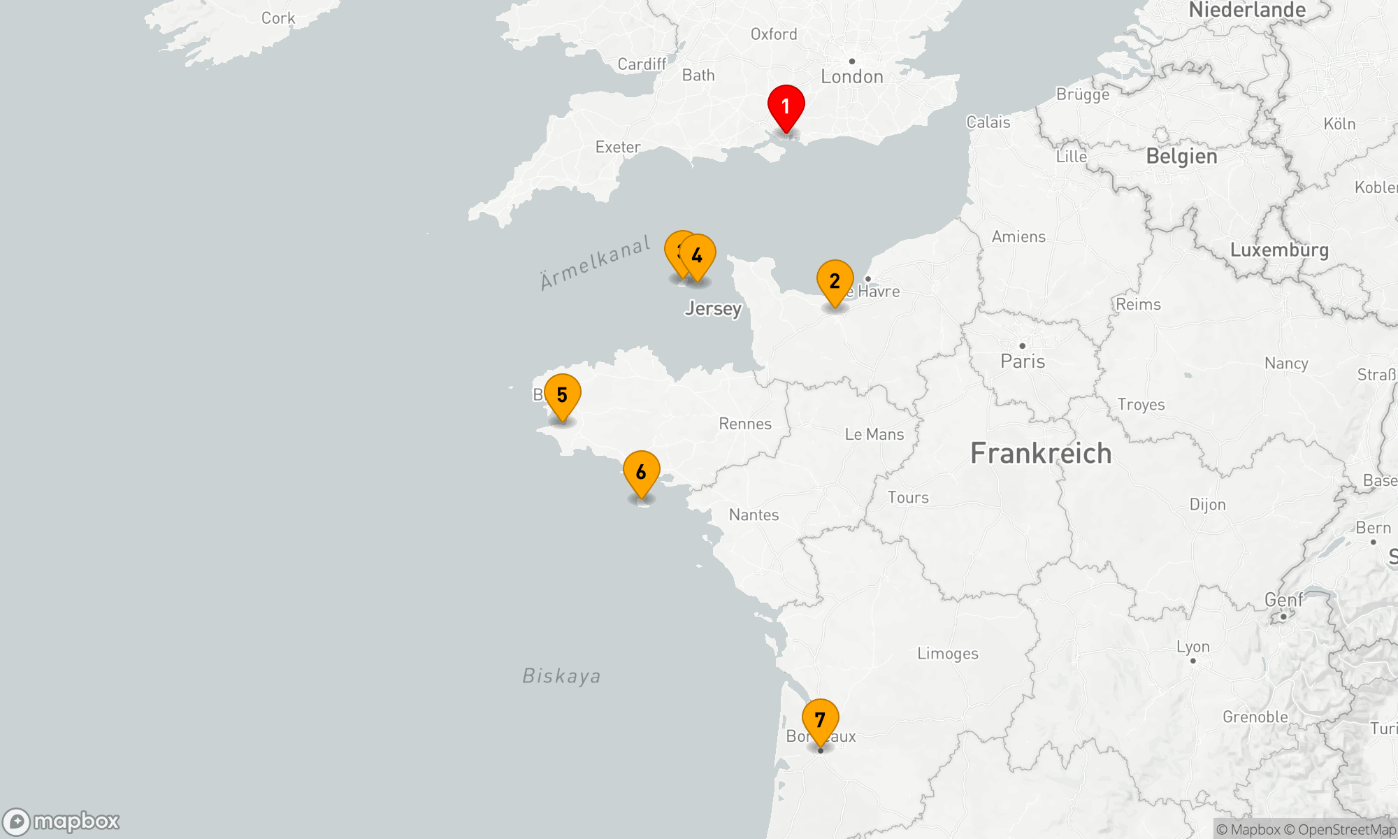Route 7 Nächte - Zeitlose Eleganz von Küste zu Küste