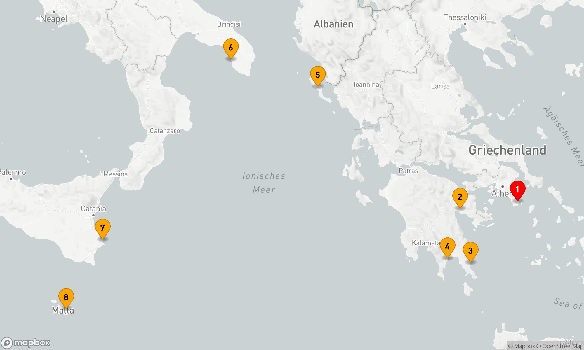 Route 7 Nächte - Antike Städte des Mittelmeers