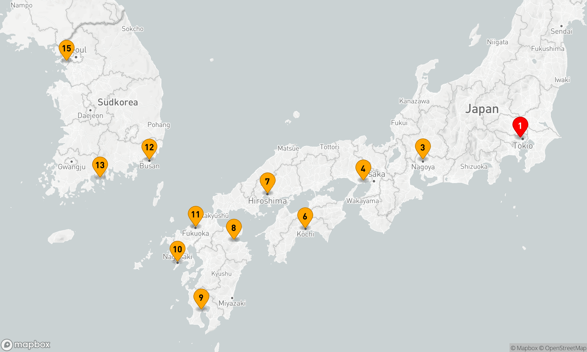 Route 14 Nächte - JAPAN INTENSIV KREUZFAHRT: TOKYO,  KOBE & NAGASAKI