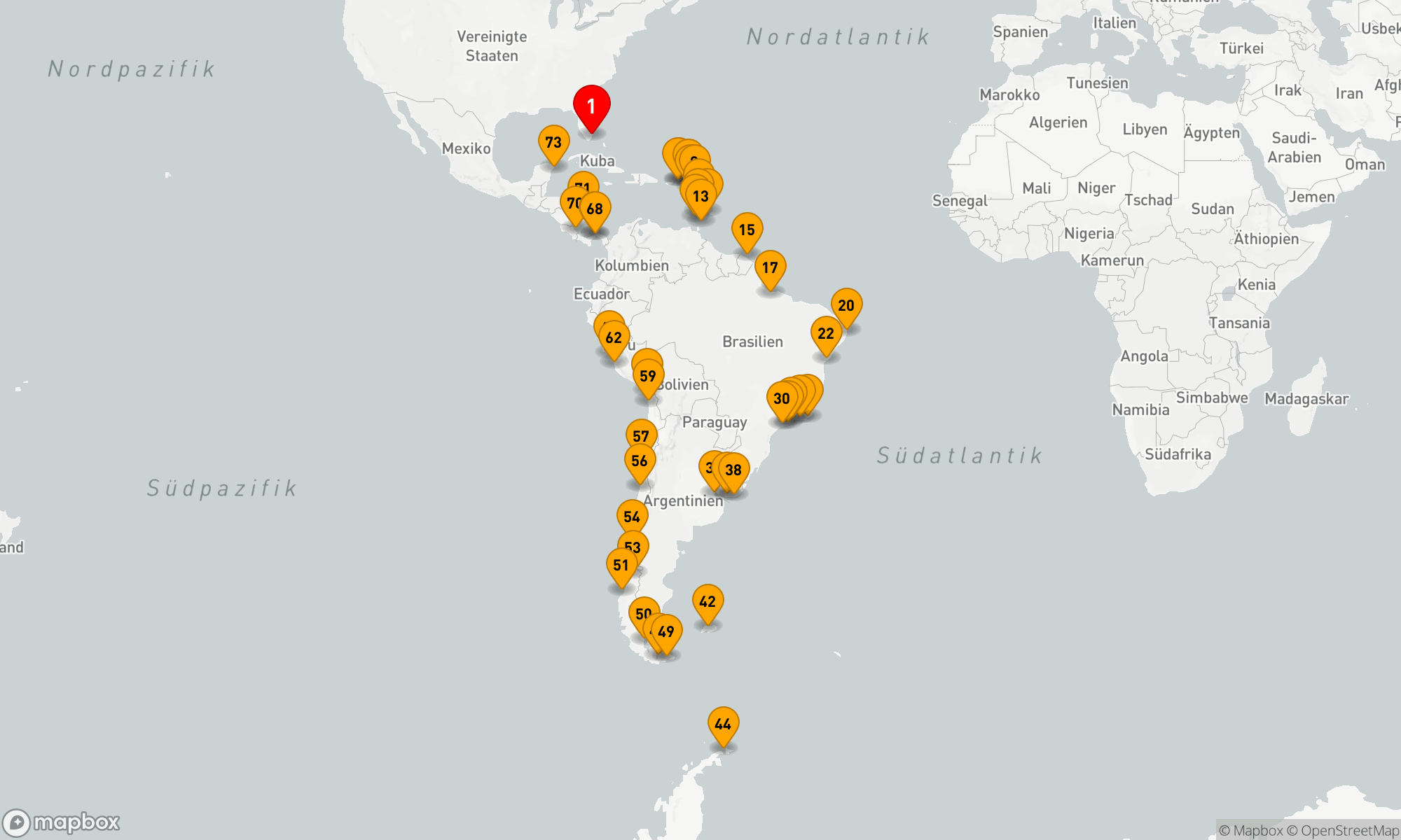 Route 74 Nächte - GROSSE REISE DURCH SÜDAMERIKA