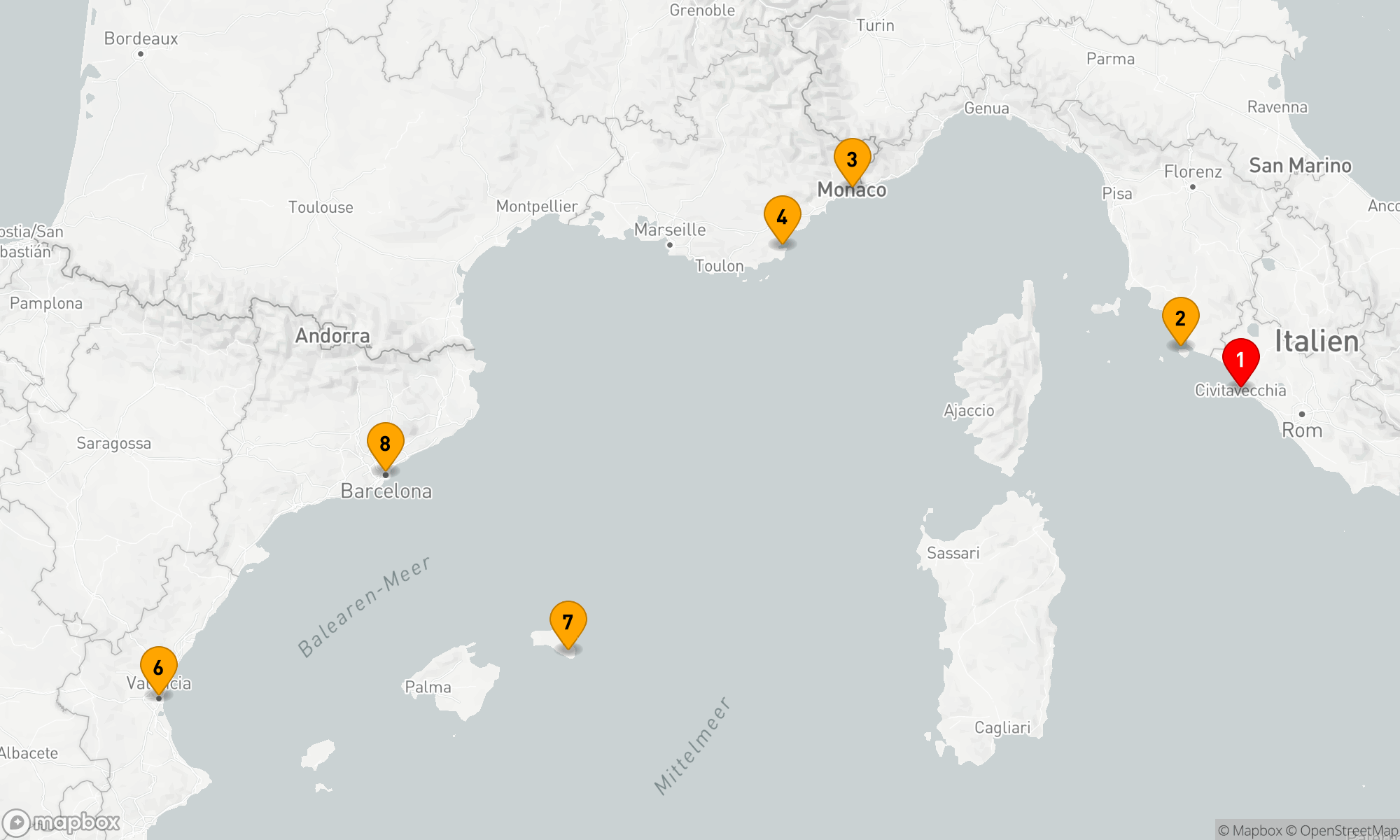 Route 7 Nächte - Mediterrane Küstenschätze-Entdeckung