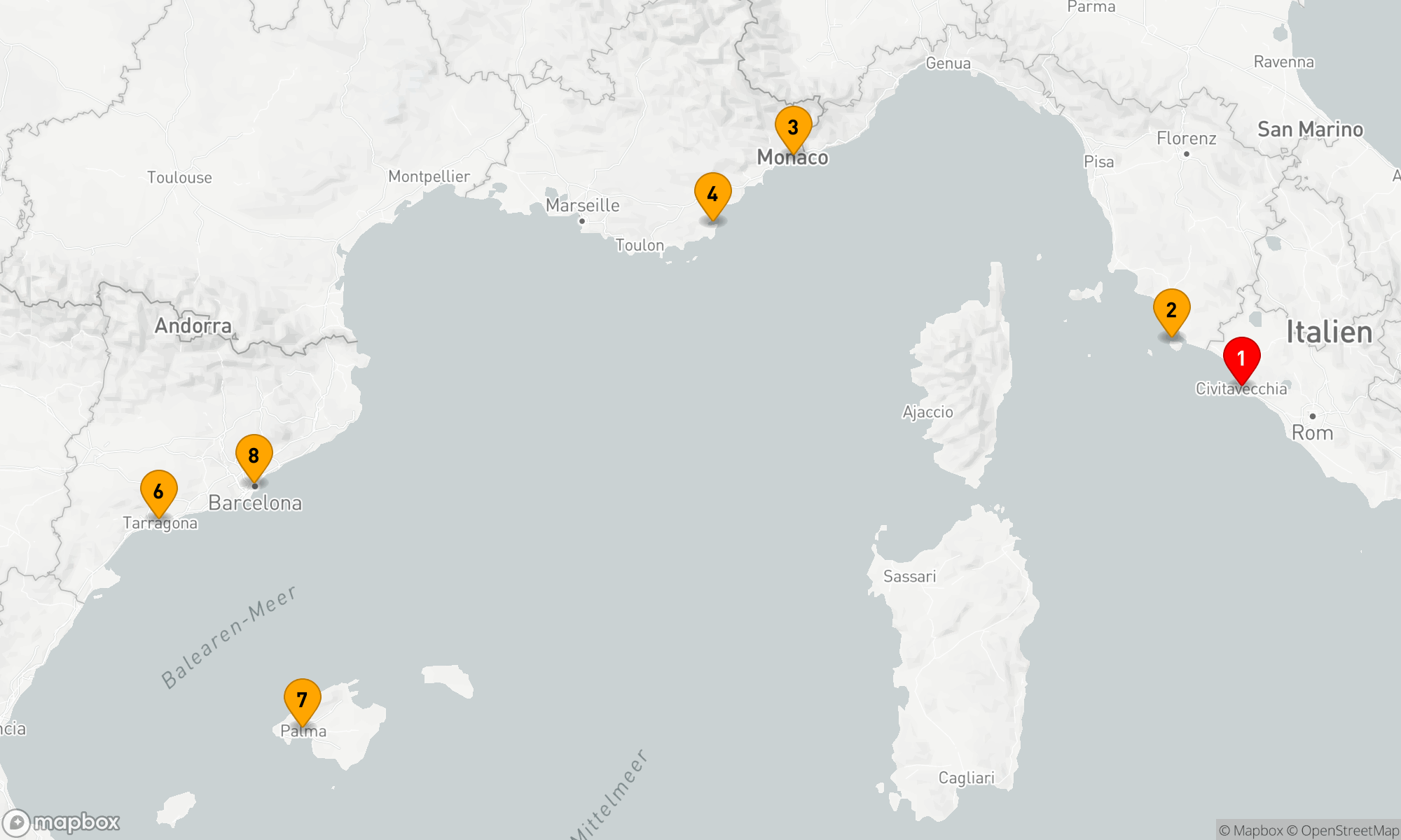 Route 7 Nächte - Mediterranes Entdeckererlebnis