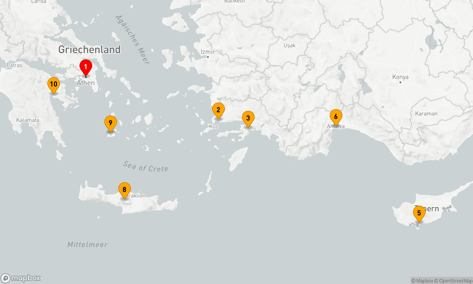 Route 10 Nächte - Ägäische Entdeckungsreise: Kultur und Küstenzauber