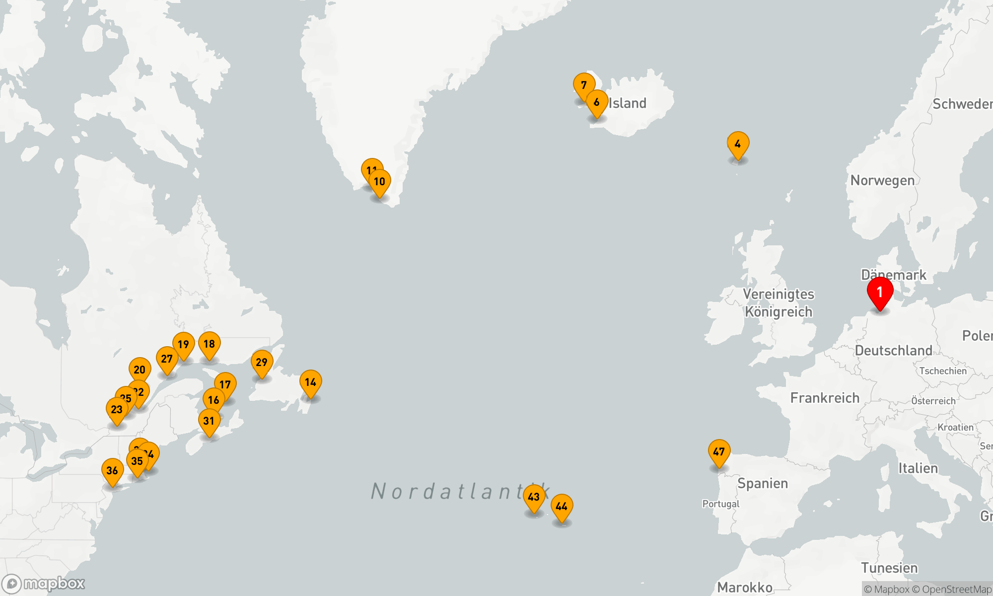 Route 50 Nächte - Große Herbstreise in n
