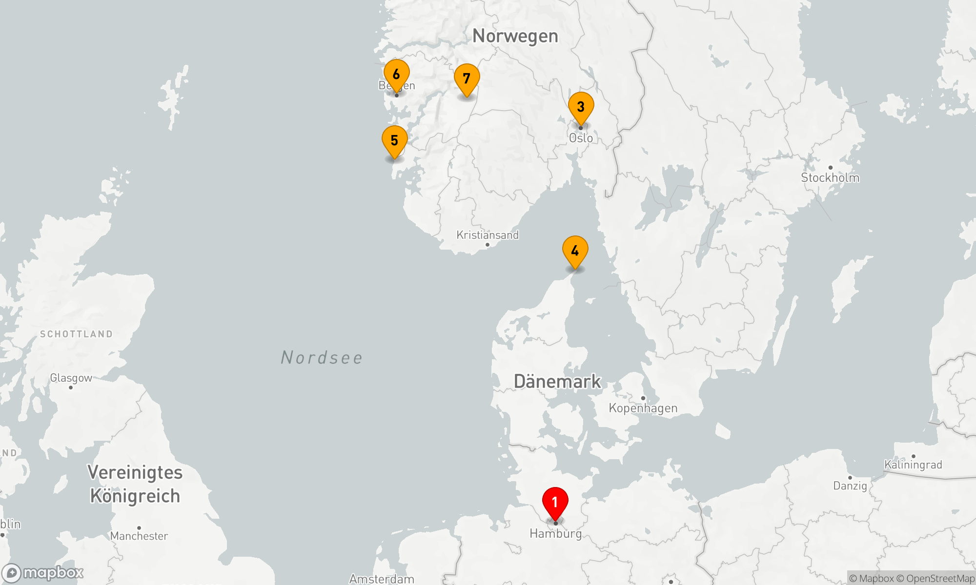 Route 8 Nächte - Herbstgenuss Norwegen
