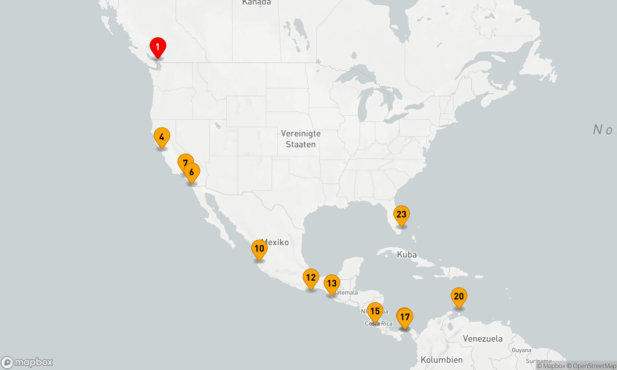 Route 22 Nächte - Panamakanal und Pazifikküste