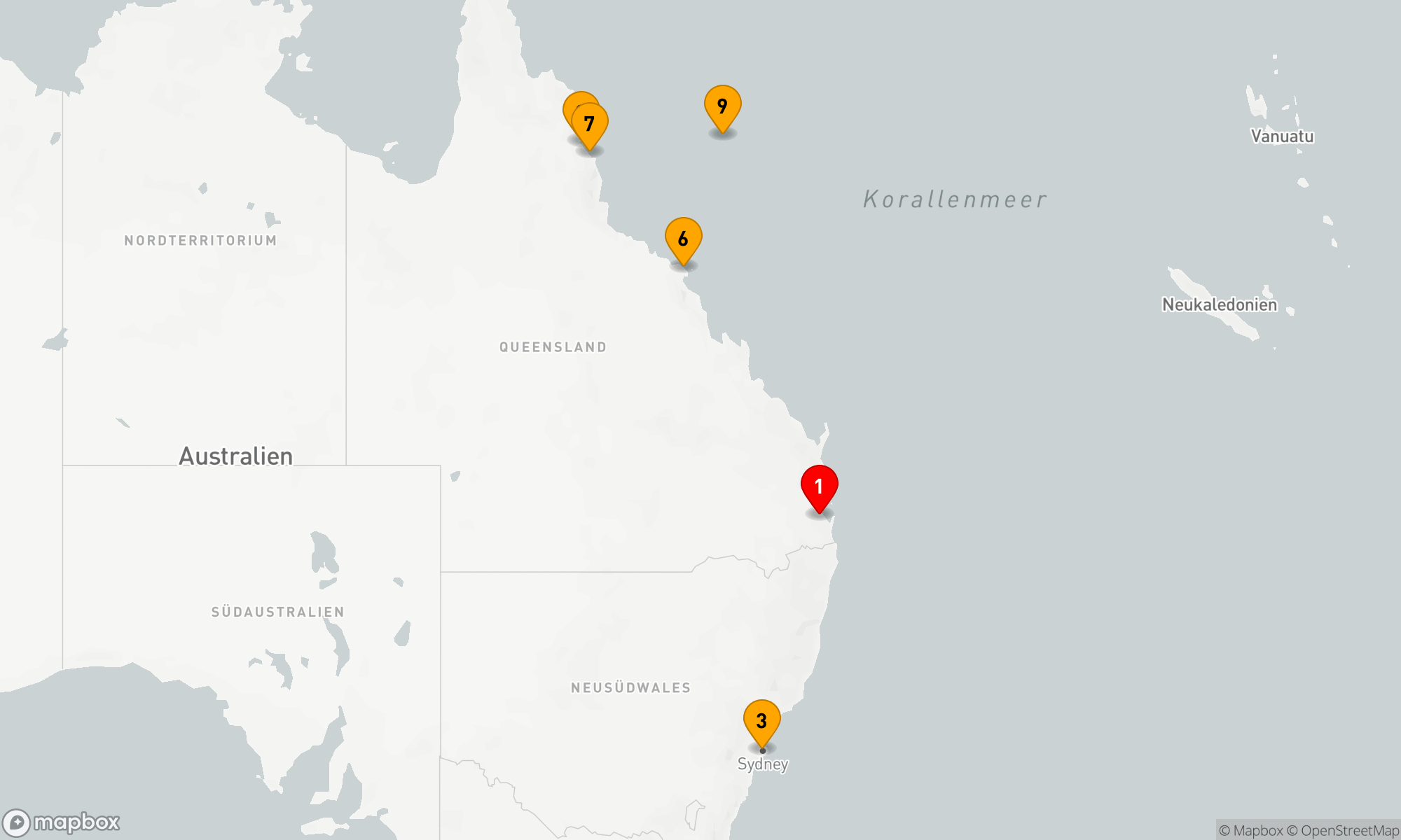 Route 10 Nächte - Queensland mit Great Barrier Reef