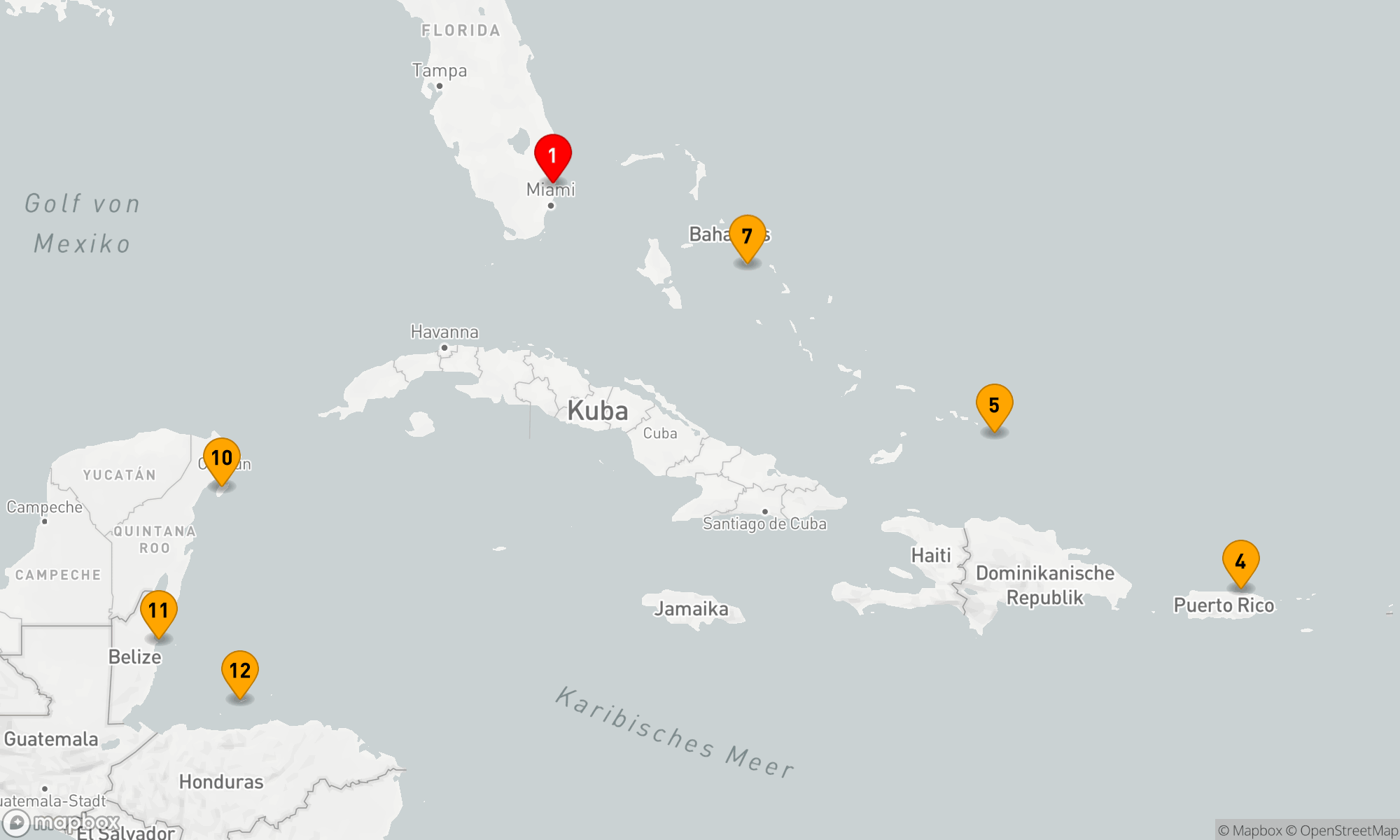 Route 14 Nächte - Ost-/Westkaribik Abenteurer Urlaub