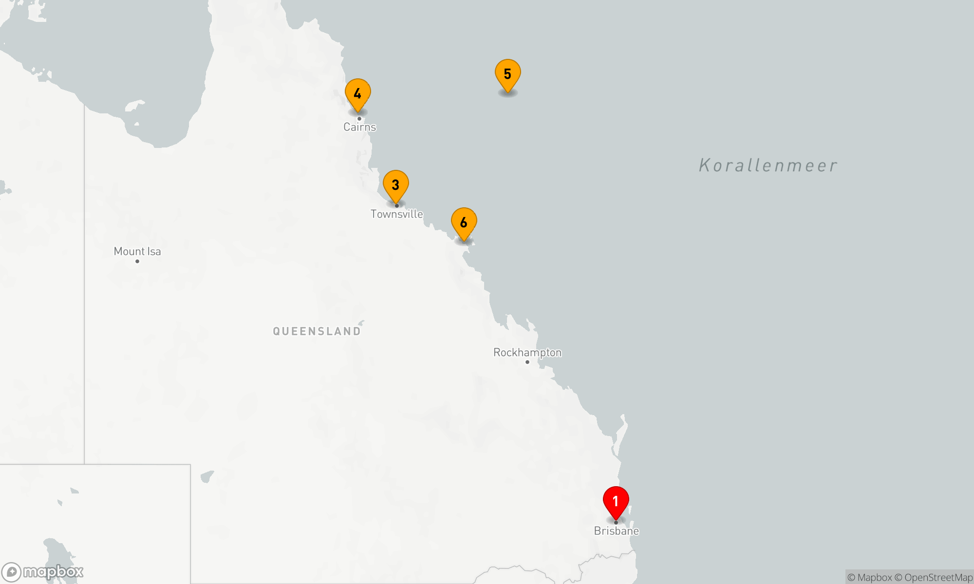 Route 7 Nächte - Queensland mit Great Barrier Reef