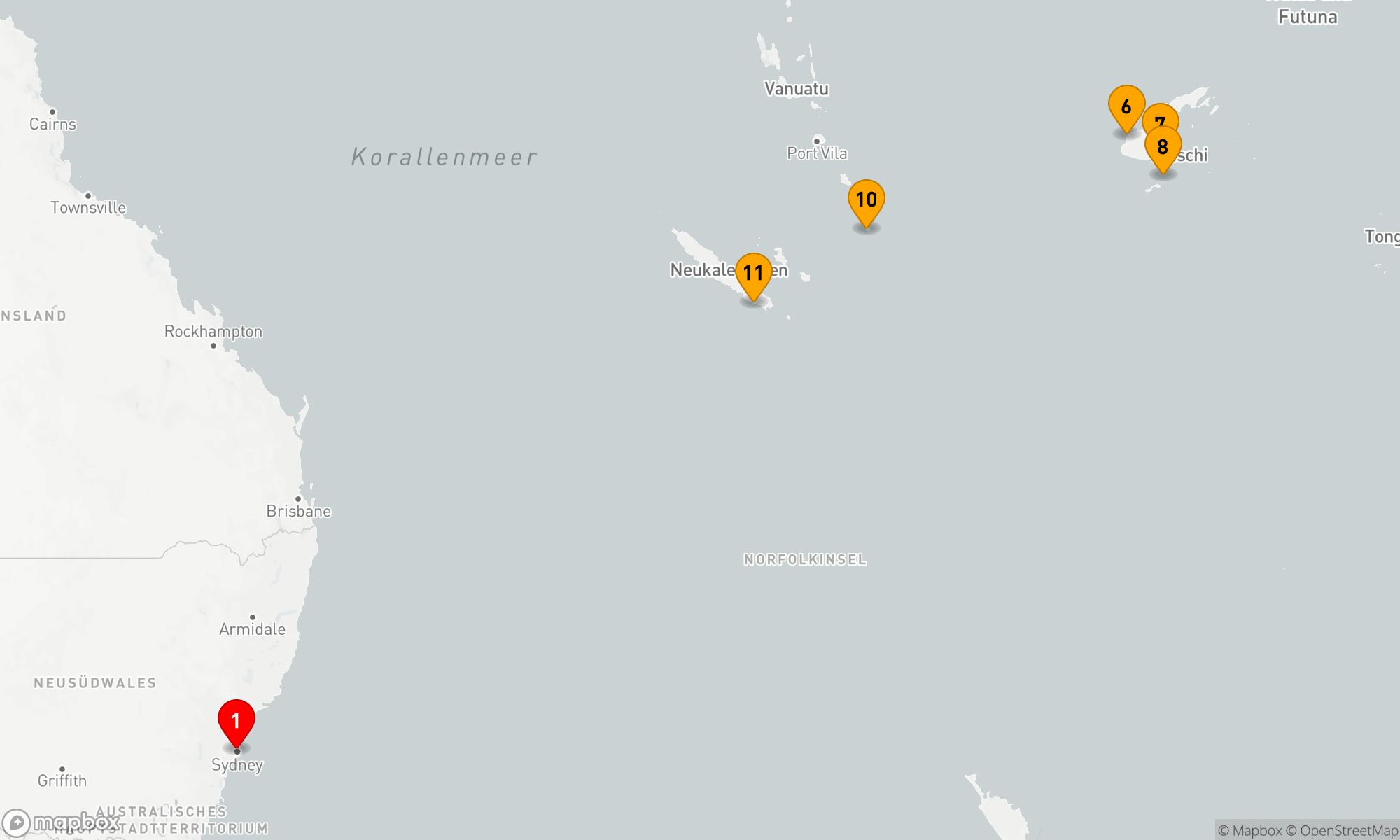 Route 13 Nächte - Fidschi