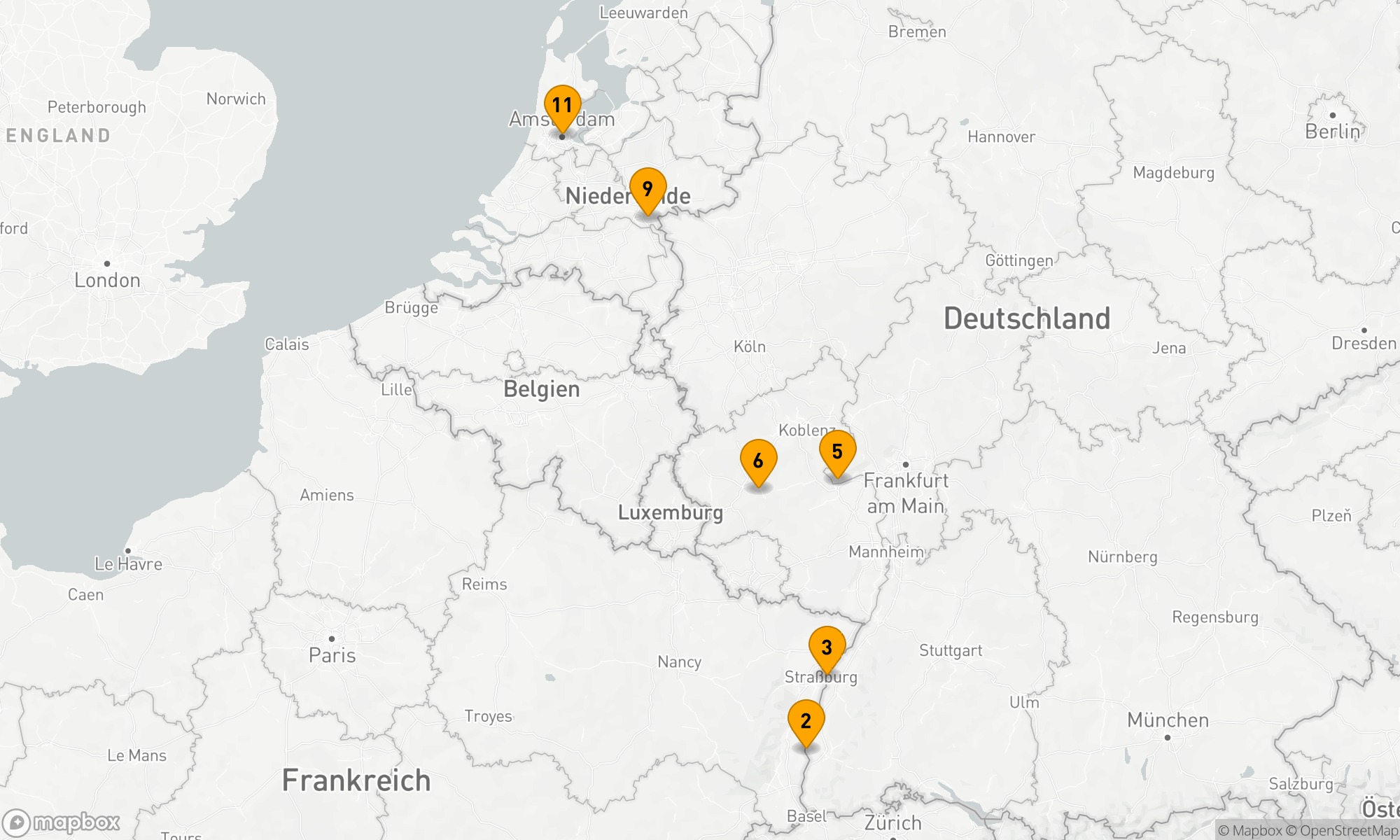 Route 10 Nächte - Rheinburgen & Mosel-Weinberge