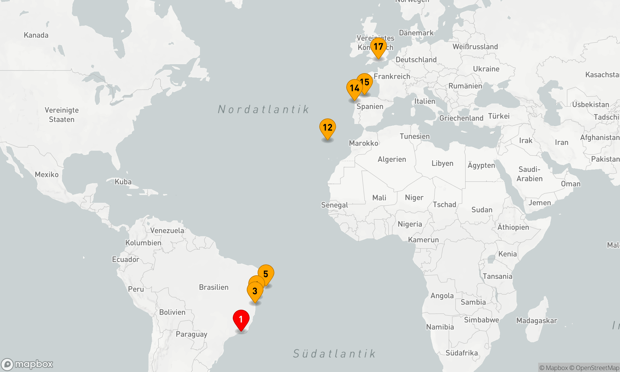 Route 16 Nächte - Entdeckungsreise zwischen Atlantik und Europa