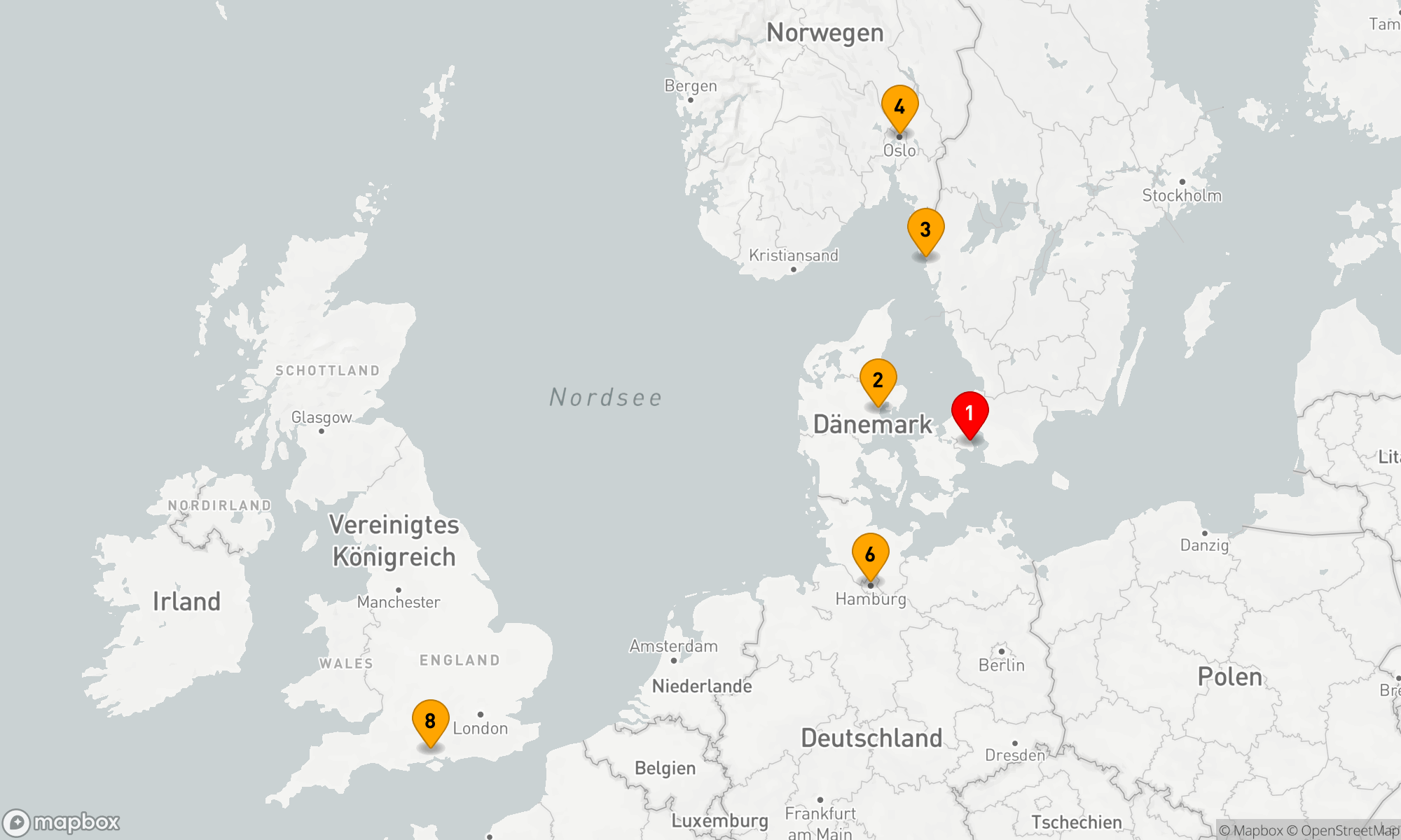 Route 7 Nächte - Nordische Metropolen und Küstenzauber