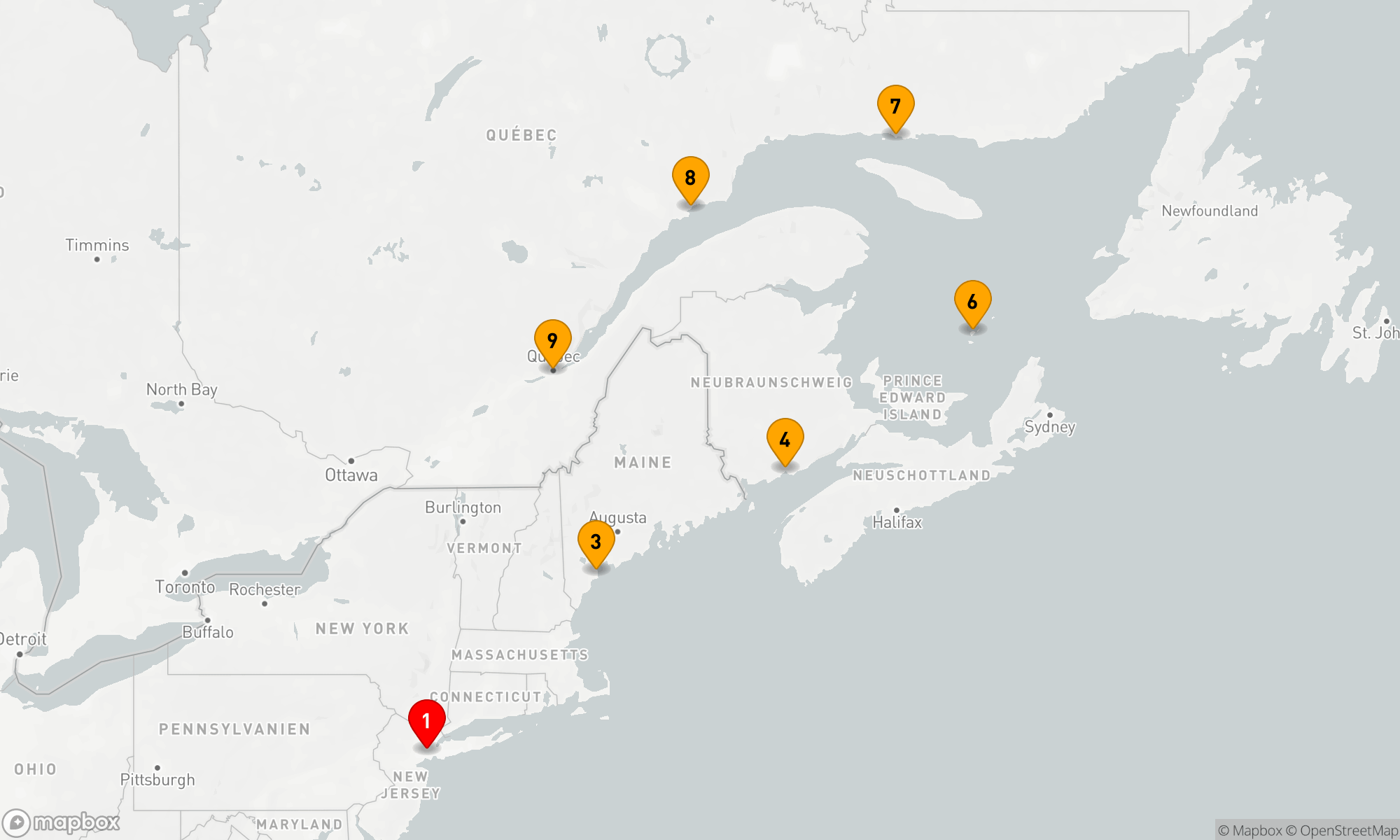 Route 8 Nächte - Entlang der Küstenwunder – Von der Metropole zum Herz von Quebec