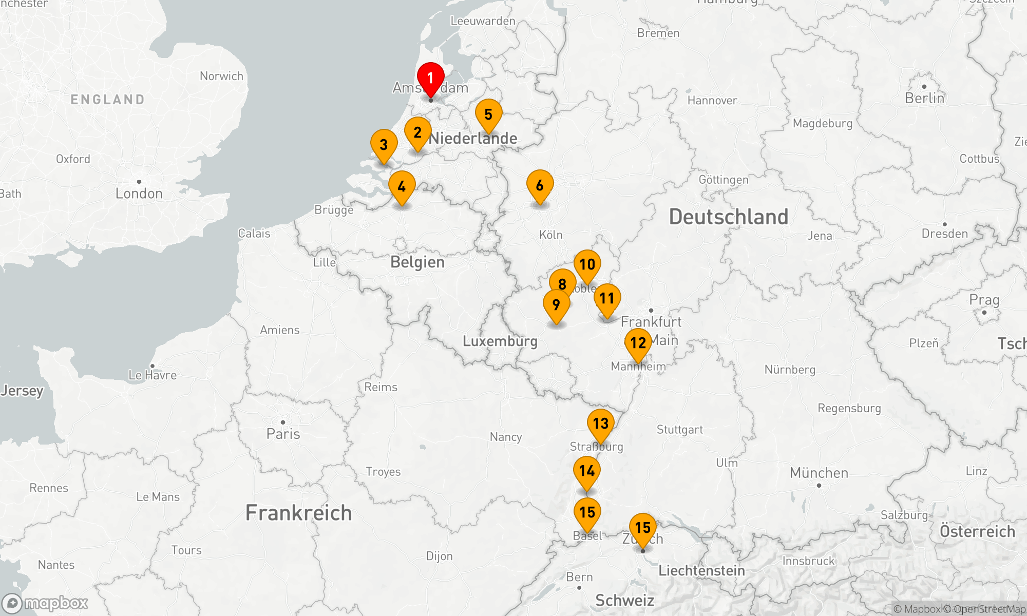 Route 14 Nächte - Romantischer Rhein & Mosel