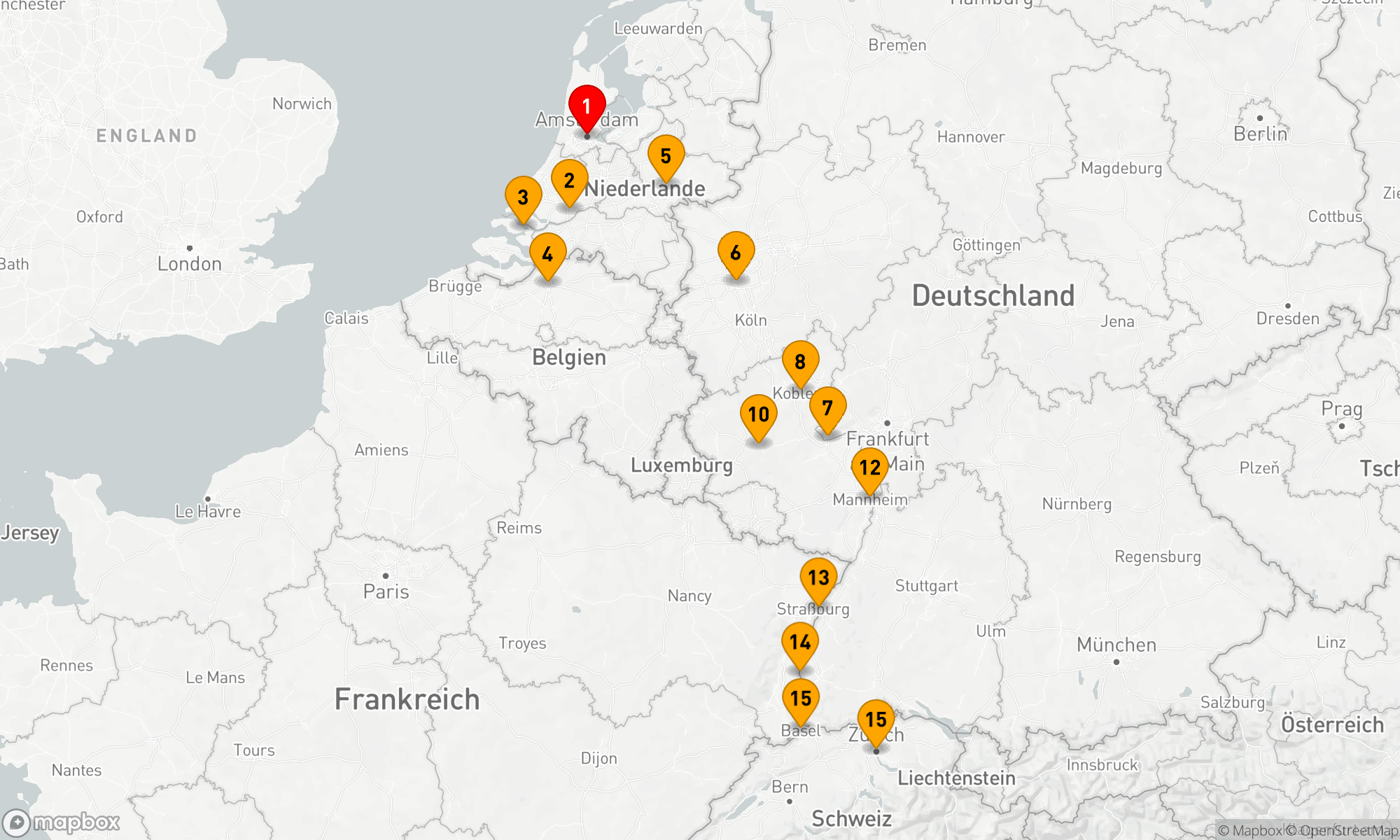 Route 14 Nächte - Romantischer Rhein & Mosel