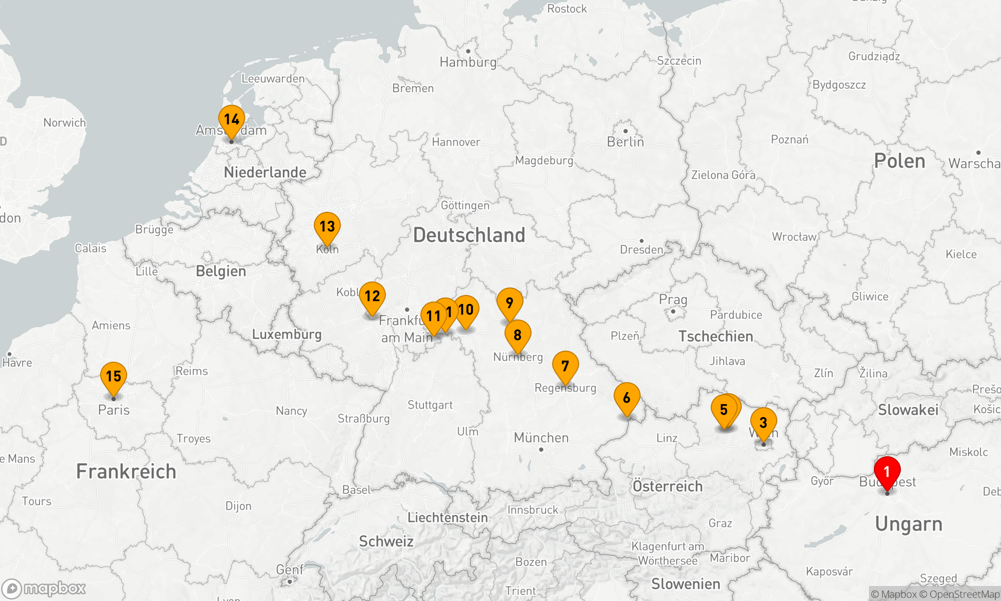 Route 17 Nächte - Weihnachtsmärkte mit Paris