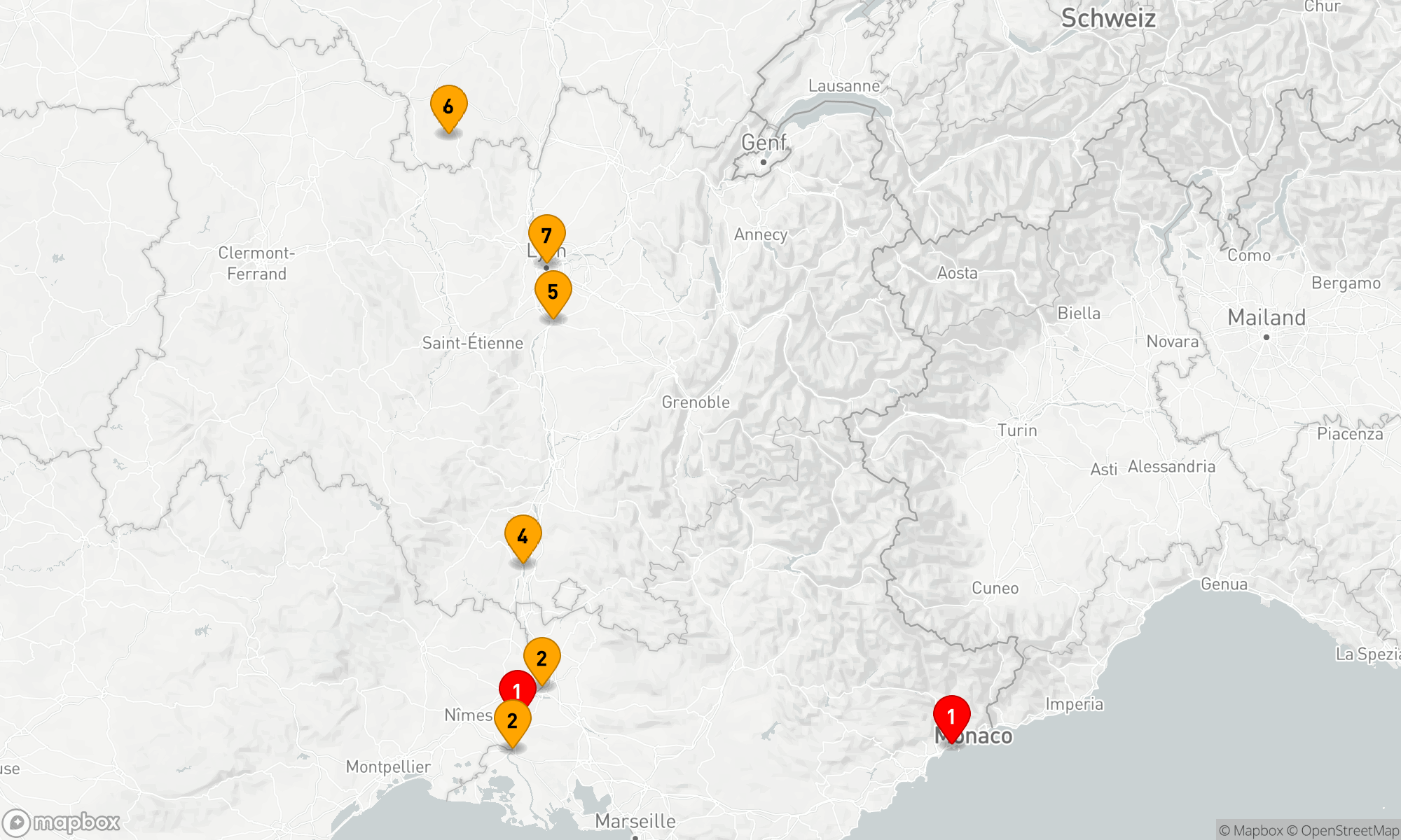 Route 7 Nächte - Idyllische Rhône