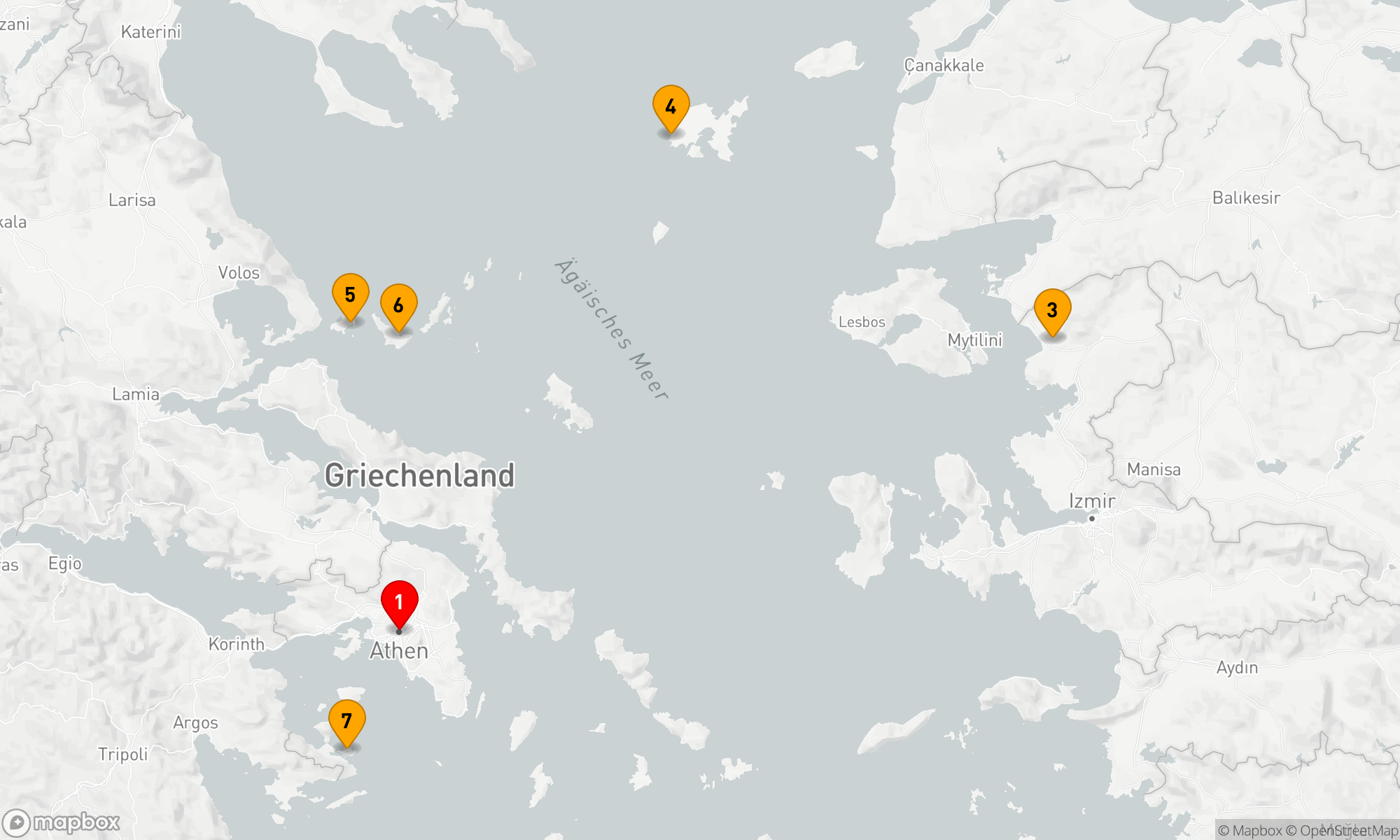 Route 7 Nächte - Inseln der Sporaden