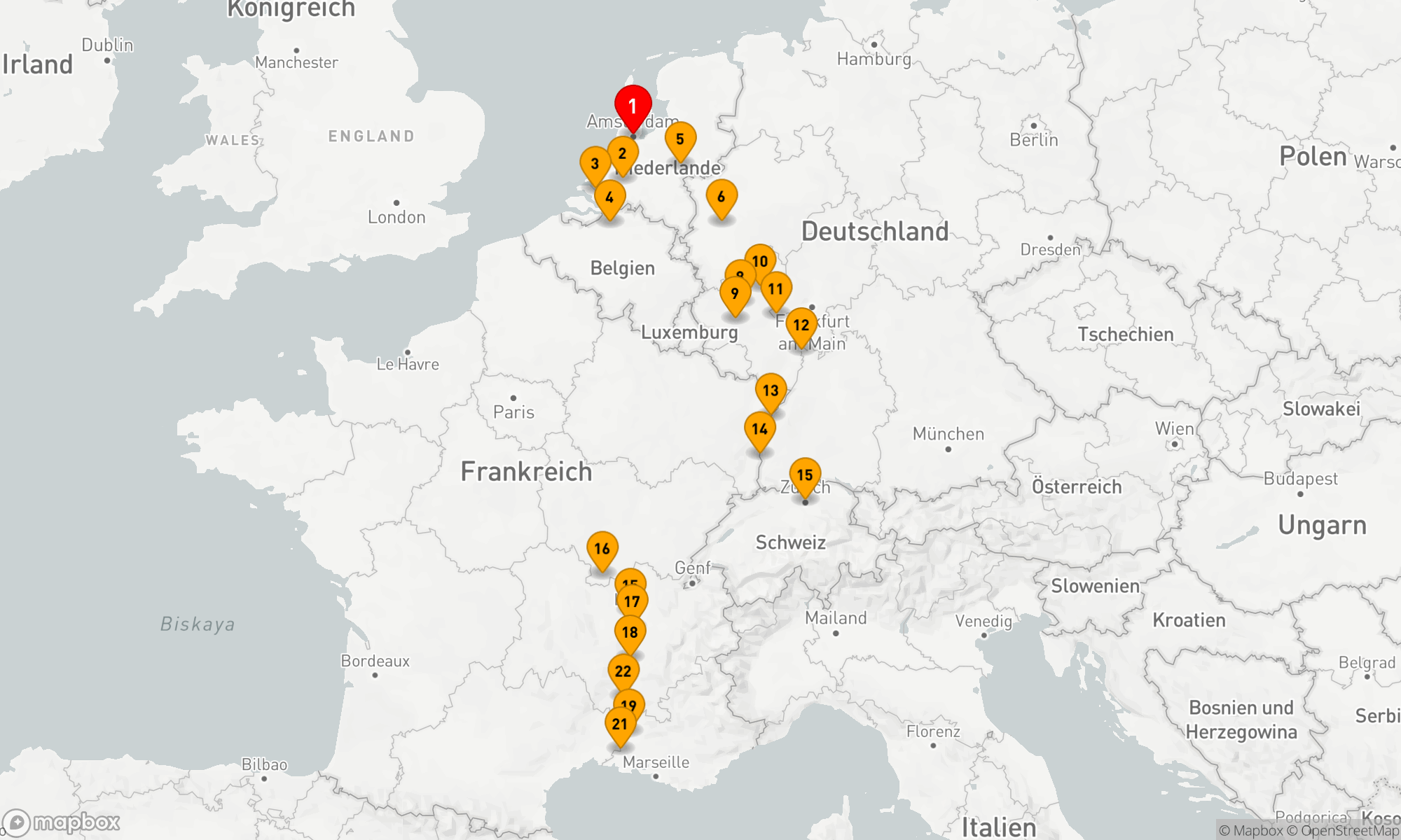 Route 24 Nächte - Das wundersame Europa
