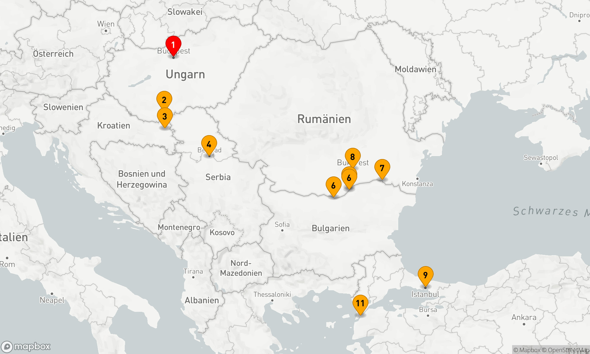 Route 14 Nächte - Osteuropa & Balkan mit der Türkei enthüllt