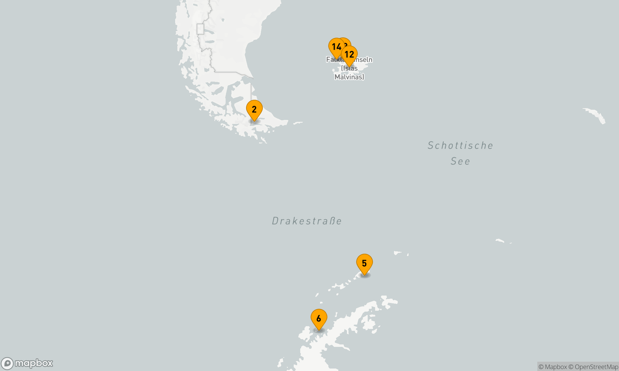Route 15 Nächte - Antarktis & Falklandexpedition