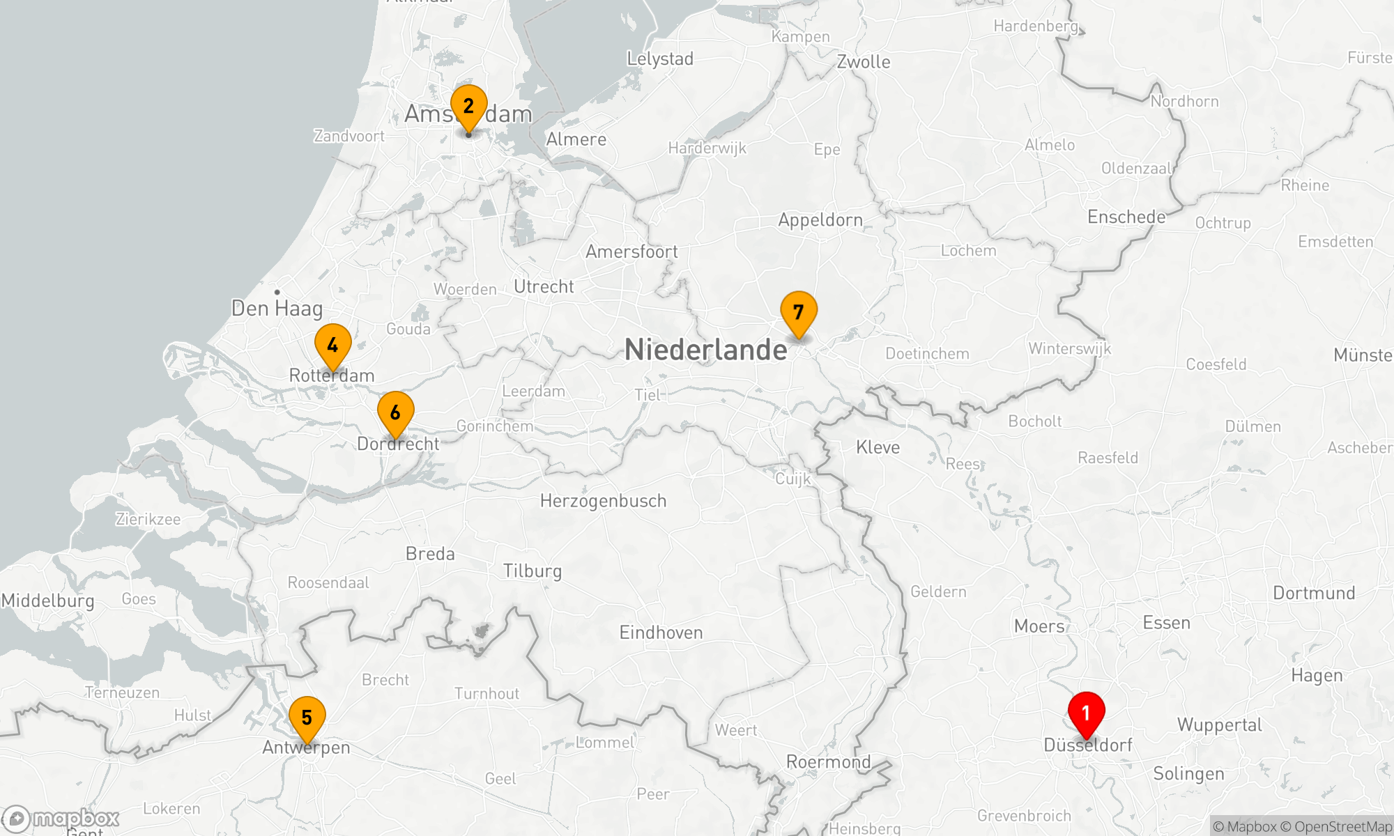 Route 7 Nächte - Blühende Niederlande