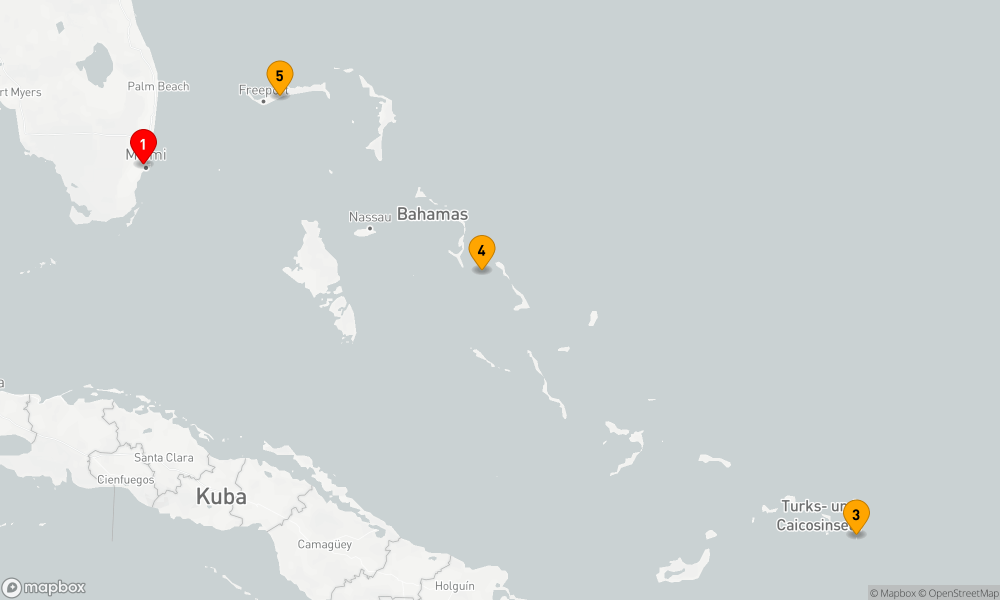 Route 5 Nächte - ÖSTLICHE KARIBIK