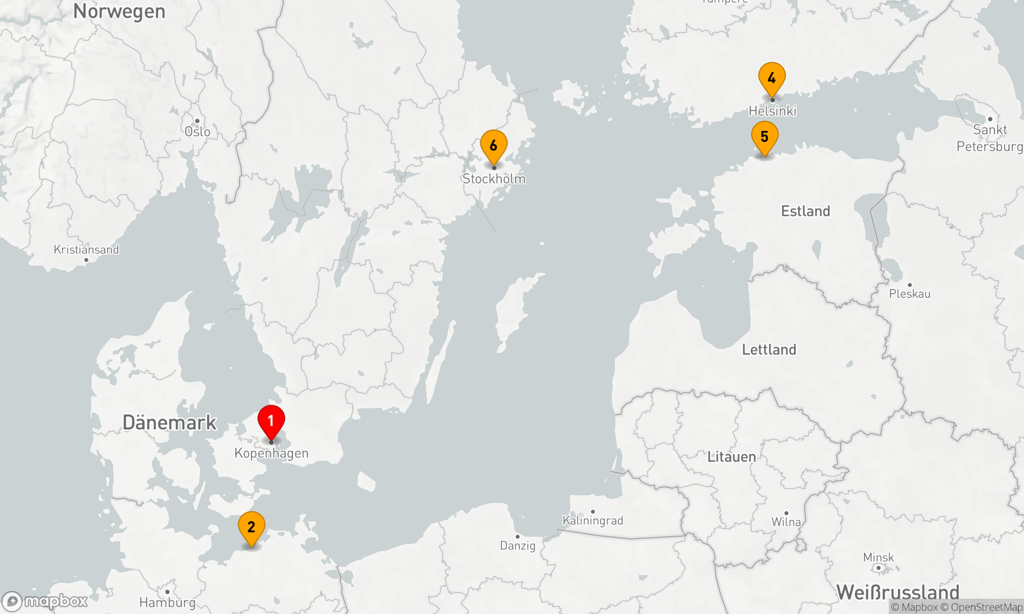 Route 7 Nächte - Nordische Metropolen-Entdeckungstour