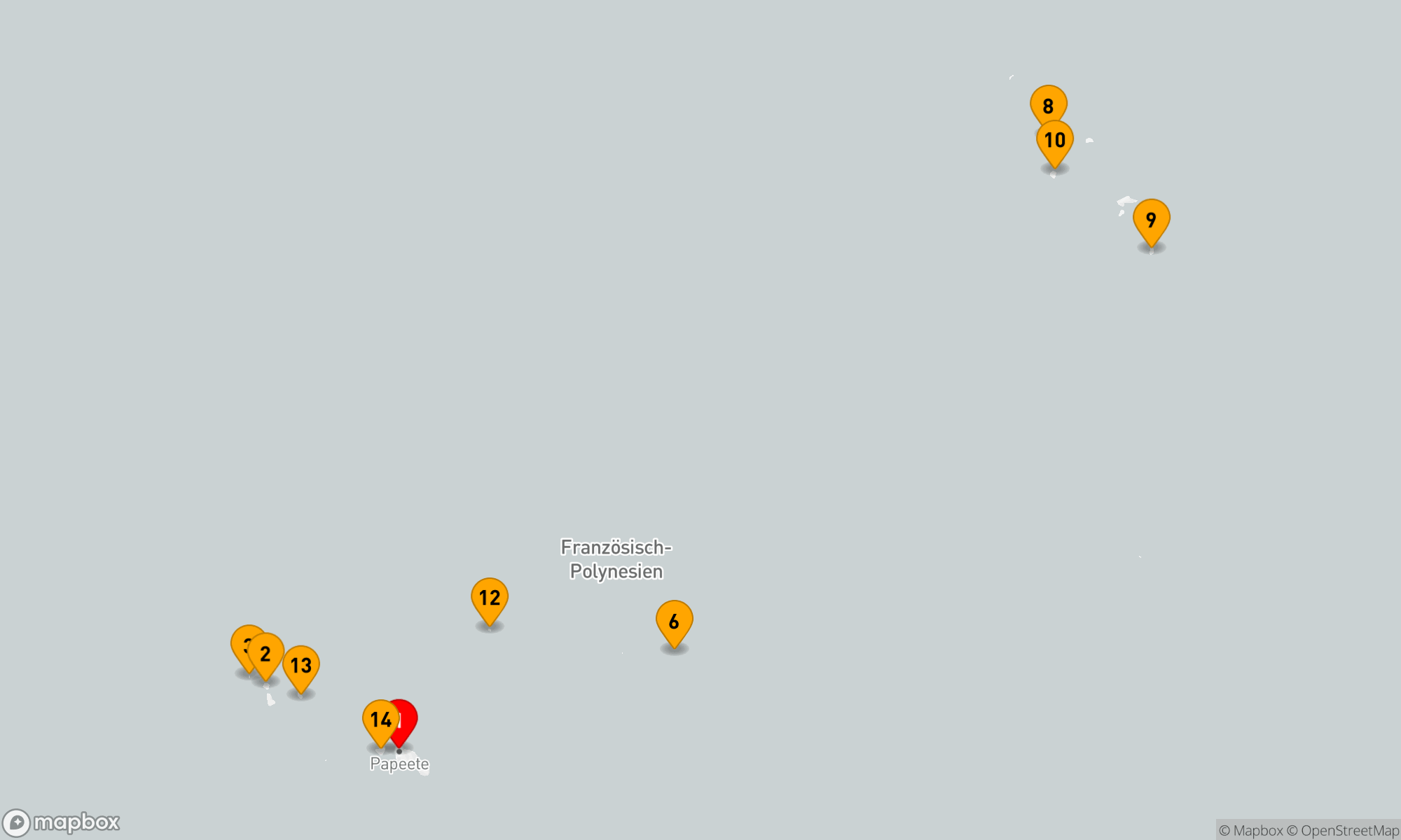 Route 14 Nächte - Inselzauber der Südsee
